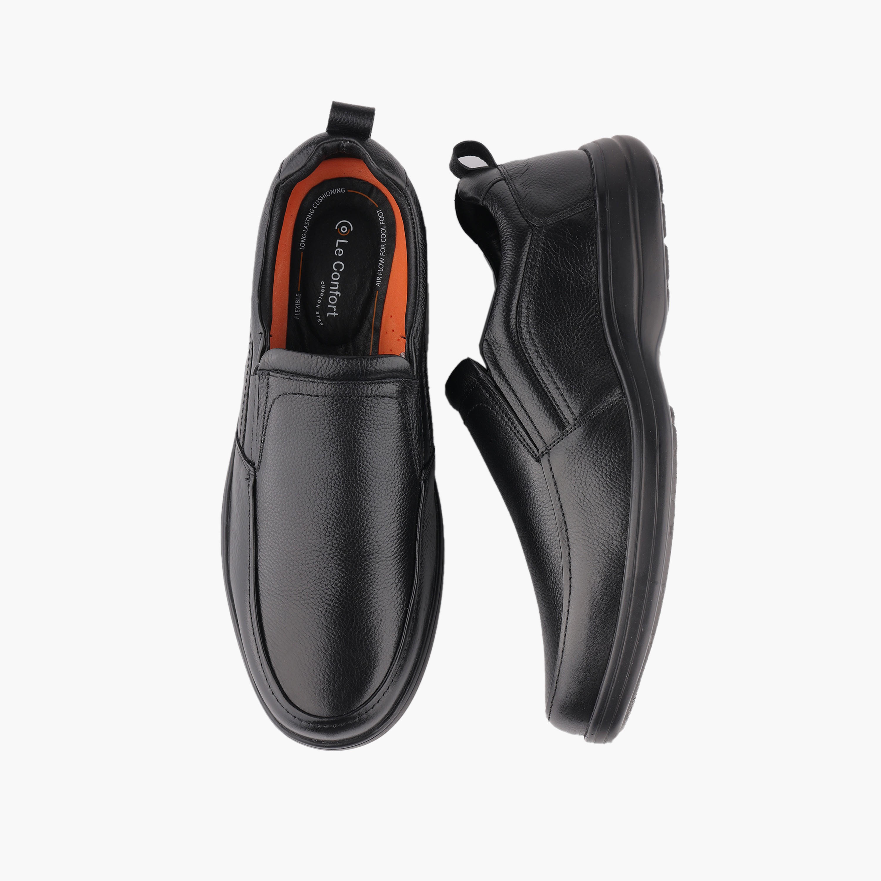 Le Confort Men Genuine Leather Slip-On Loafers-men-shoes-formalshoes-image-1