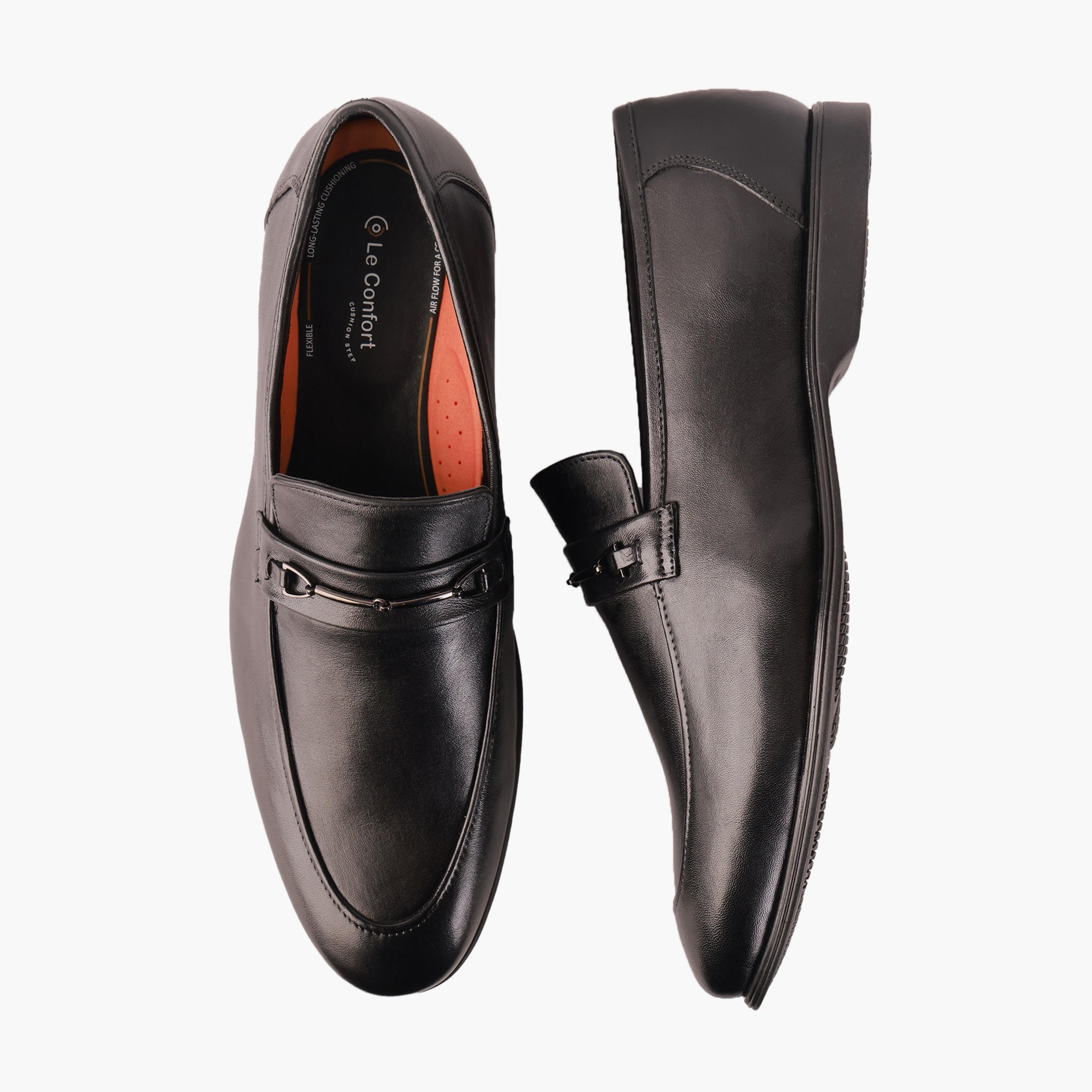 Le Confort Men Genuine Leather Slip-On Loafers-men-shoes-loafersandmoccasins-image-1