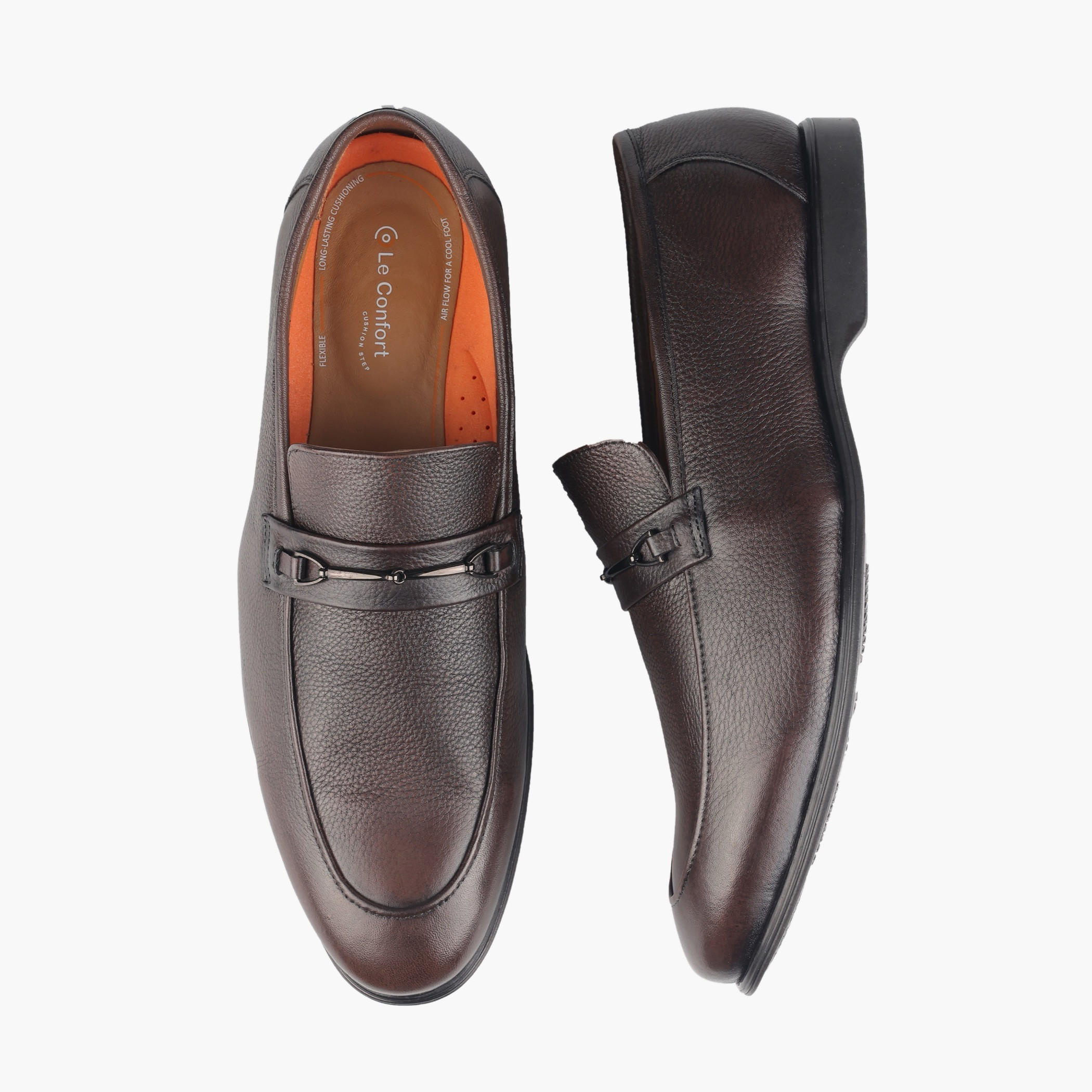 Le Confort Men Genuine Leather Slip-On Loafers-men-shoes-loafersandmoccasins-image-1