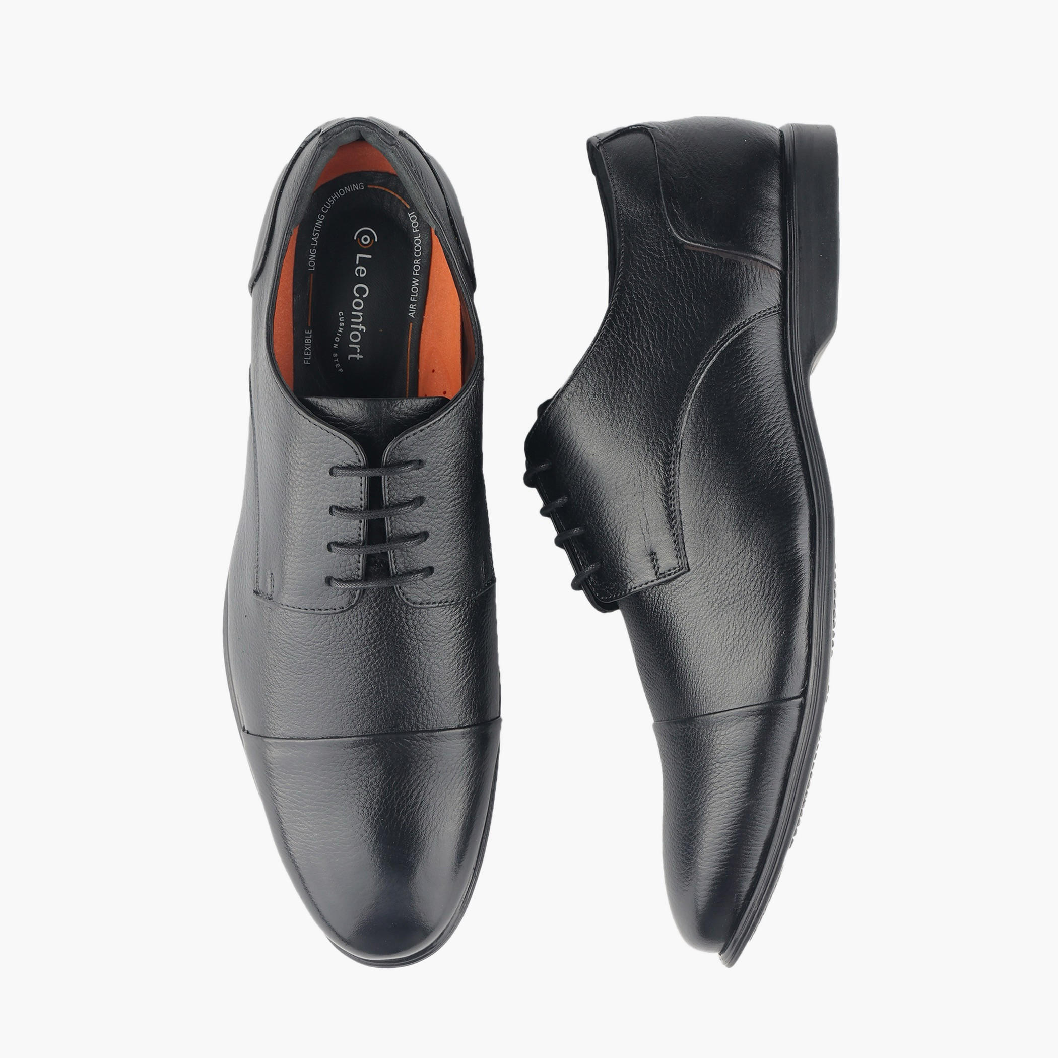 Le Confort Men Genuine Leather Lace-Up Derby Shoes-men-shoes-formalshoes-image-1
