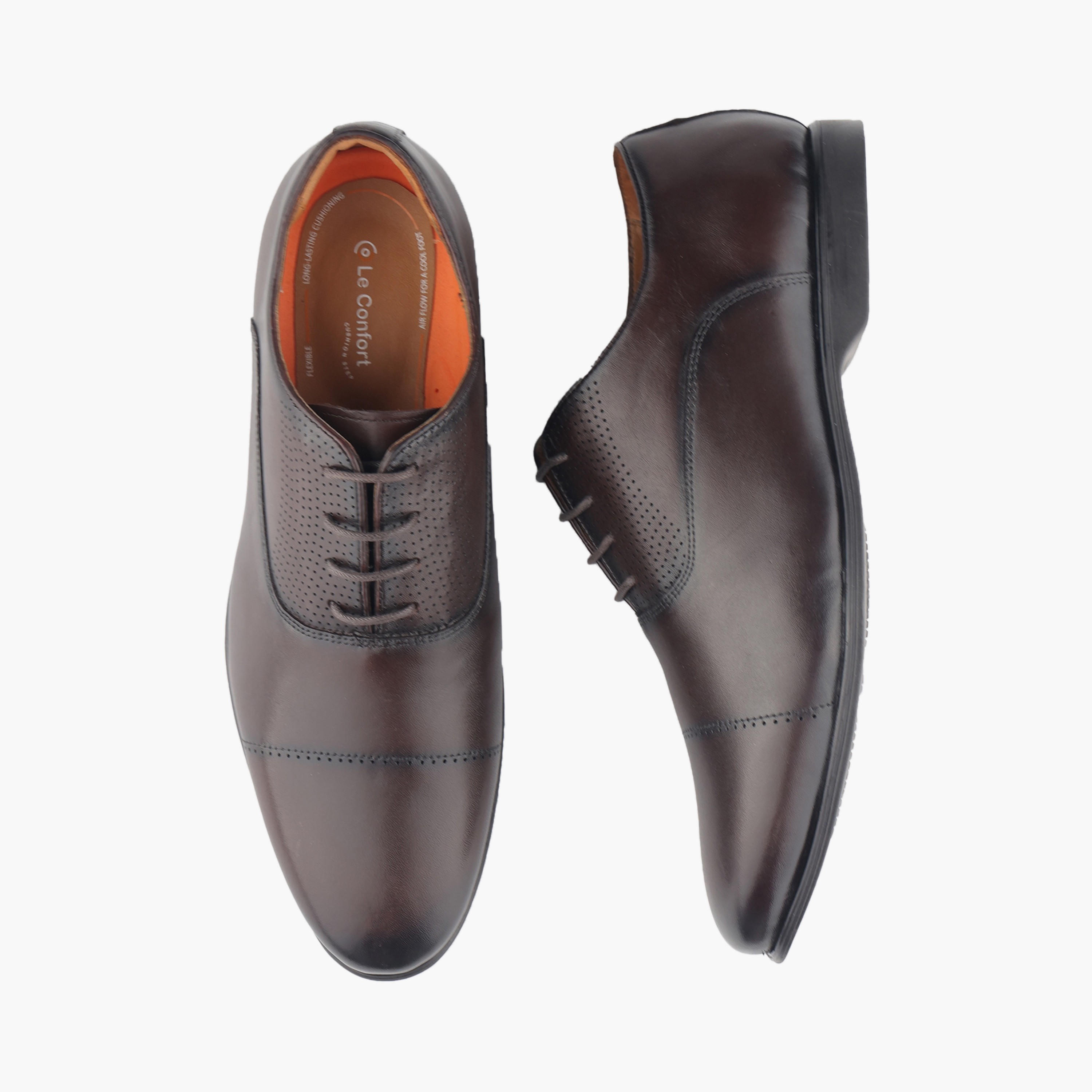 Le Confort Men Genuine Leather Lace-Up Derby Shoes-men-shoes-formalshoes-image-1