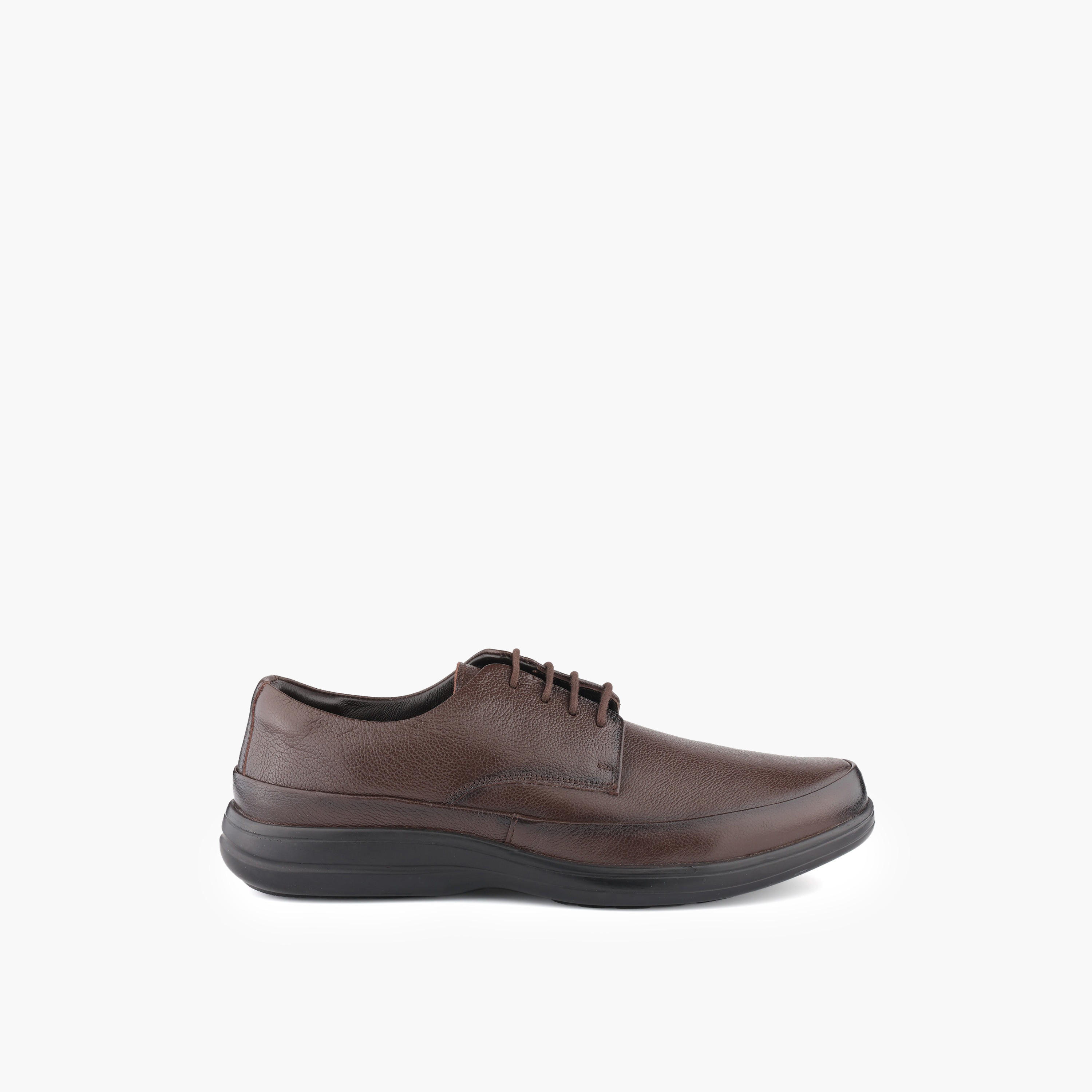 حذاء ديربي جلد طبيعي برباط للرجال من لو كونفور-men-shoes-formalshoes-image-3