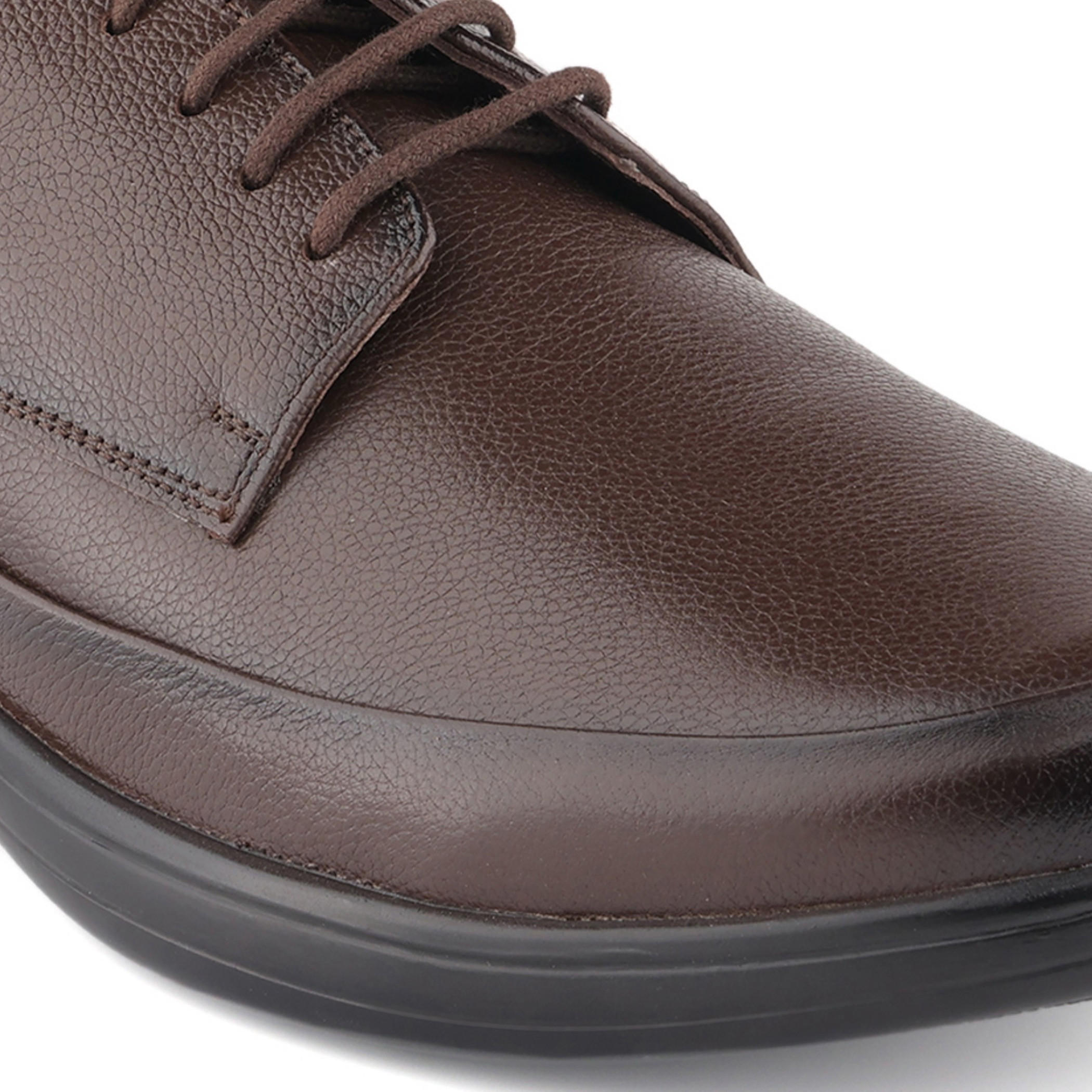 حذاء ديربي جلد طبيعي برباط للرجال من لو كونفور-men-shoes-formalshoes-image-4