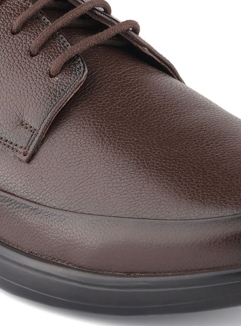 حذاء ديربي جلد طبيعي برباط للرجال من لو كونفور-men-shoes-formalshoes-image-4