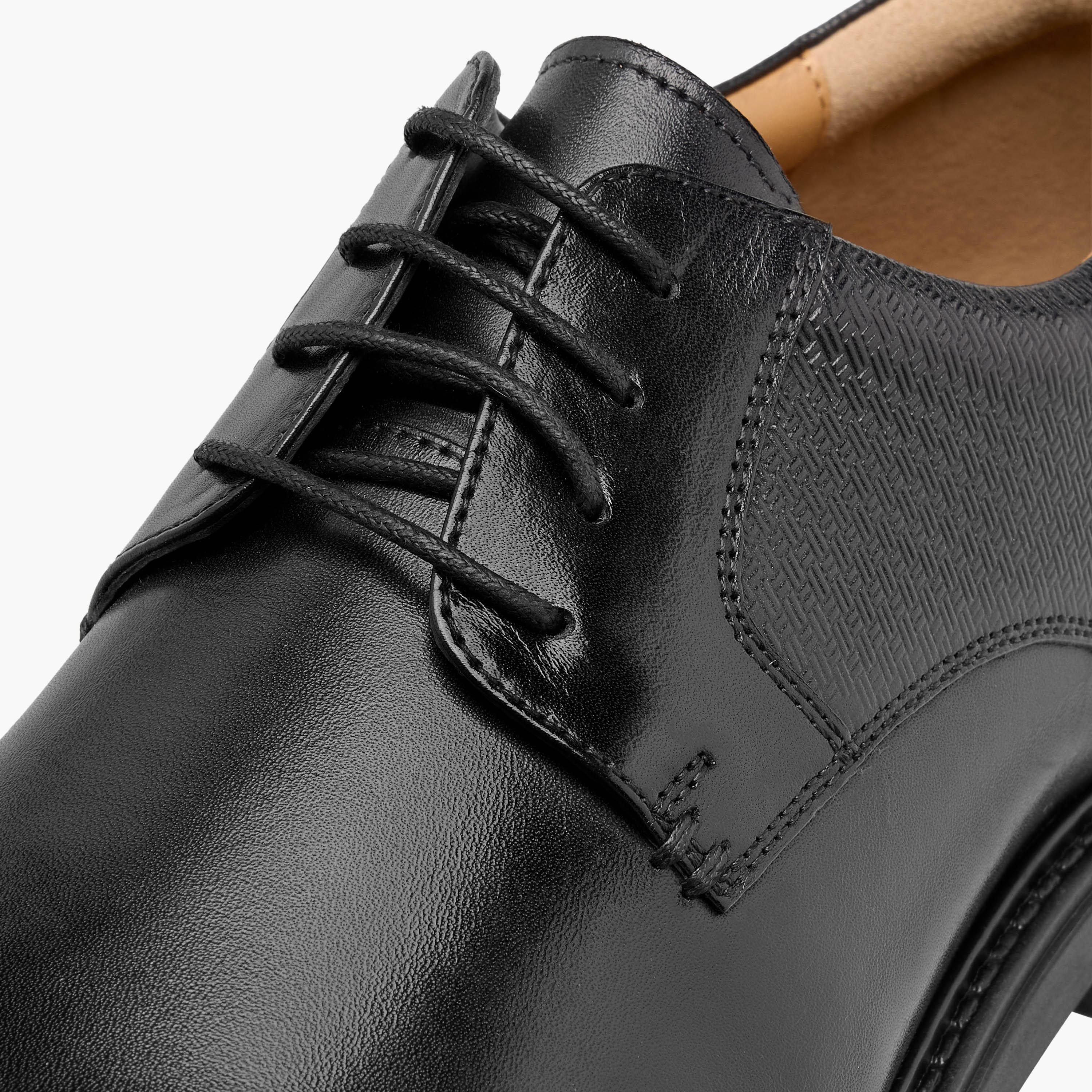 حذاء ديرقي رجالي بأربطة من الجلد الطبيعي-men-shoes-formalshoes-image-2