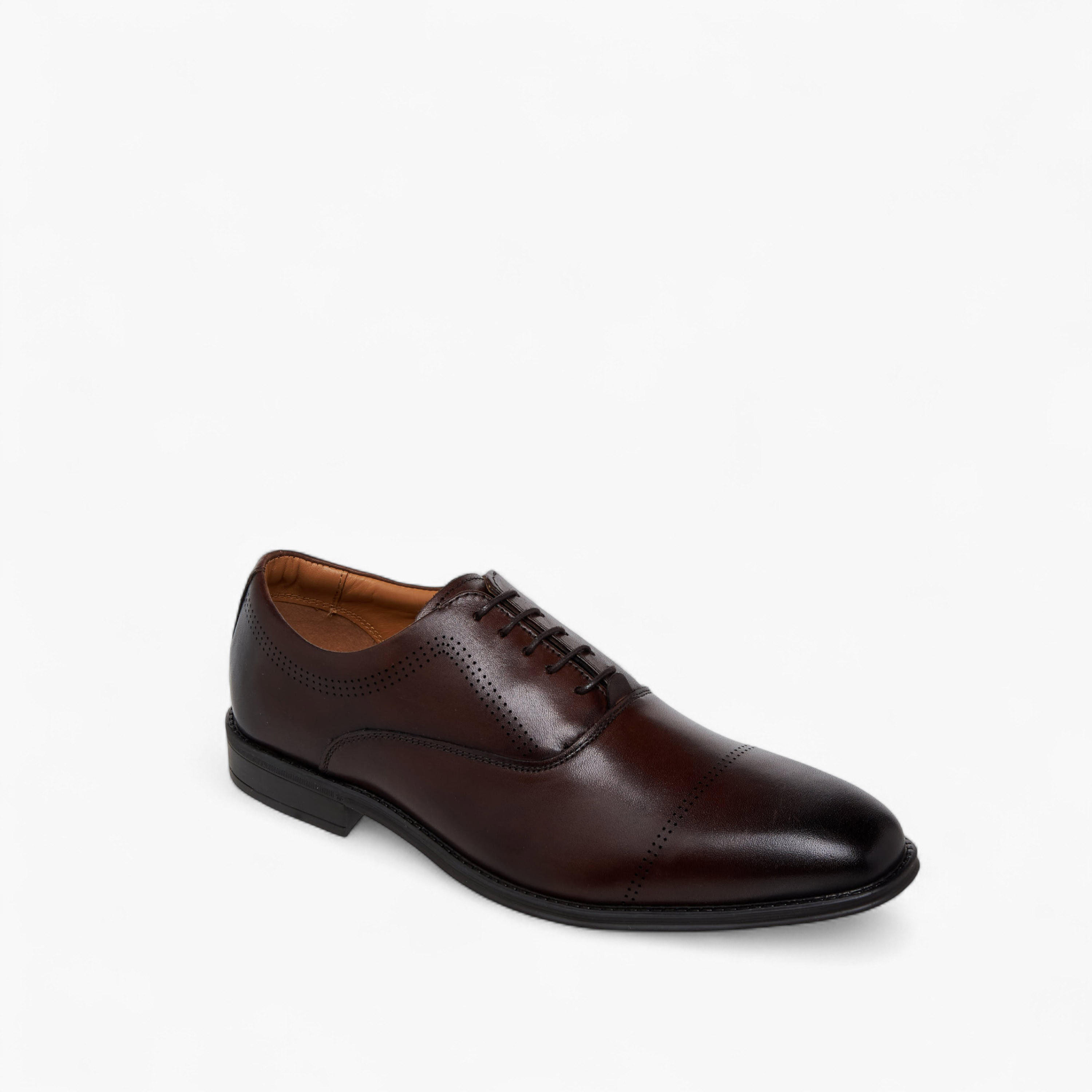 Duchini Men Lace-Up Leather Derby Shoes-men-shoes-formalshoes-image-2