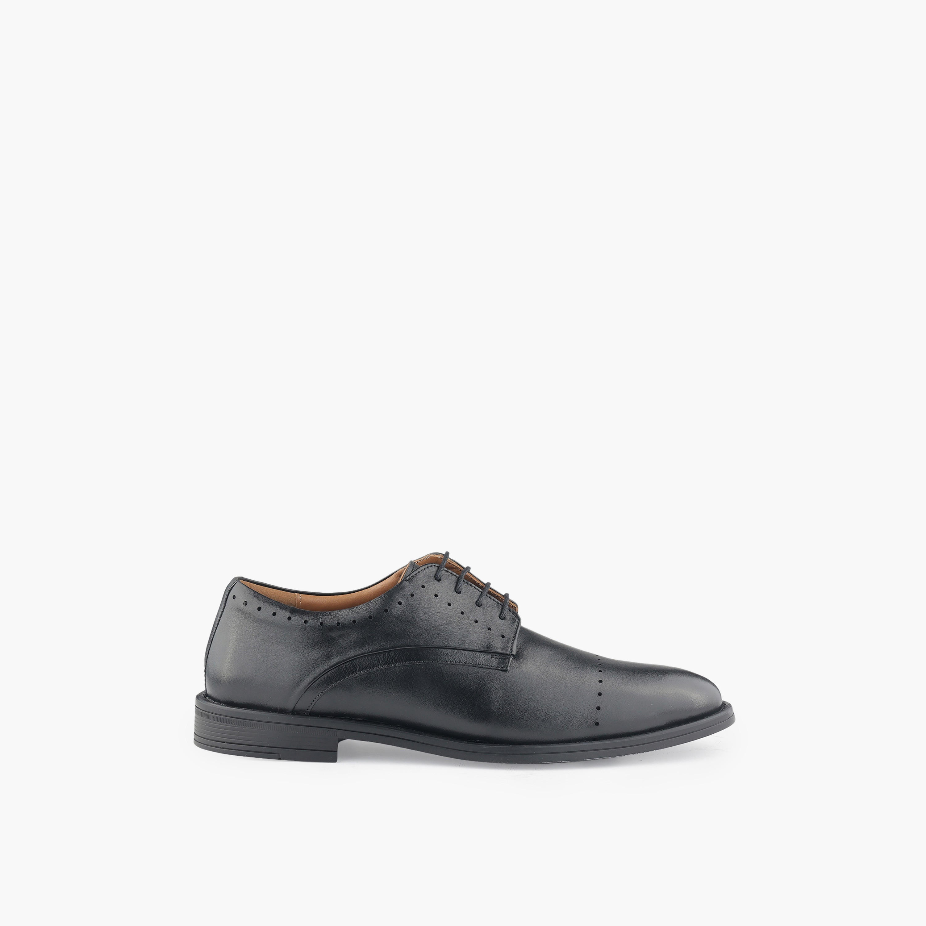 Duchini Men Genuine Leather Lace-Up Derby Shoes-men-shoes-formalshoes-image-3
