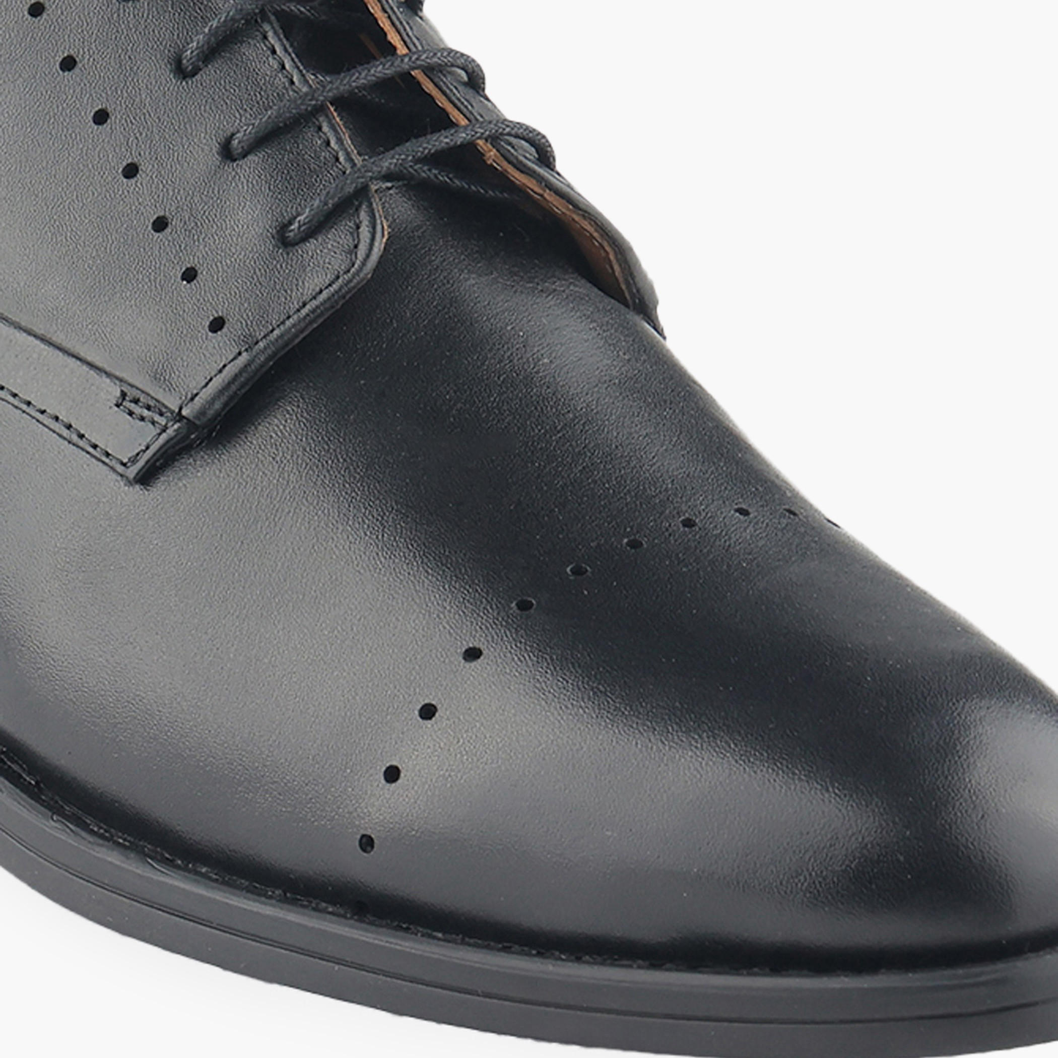 Duchini Men Genuine Leather Lace-Up Derby Shoes-men-shoes-formalshoes-image-4