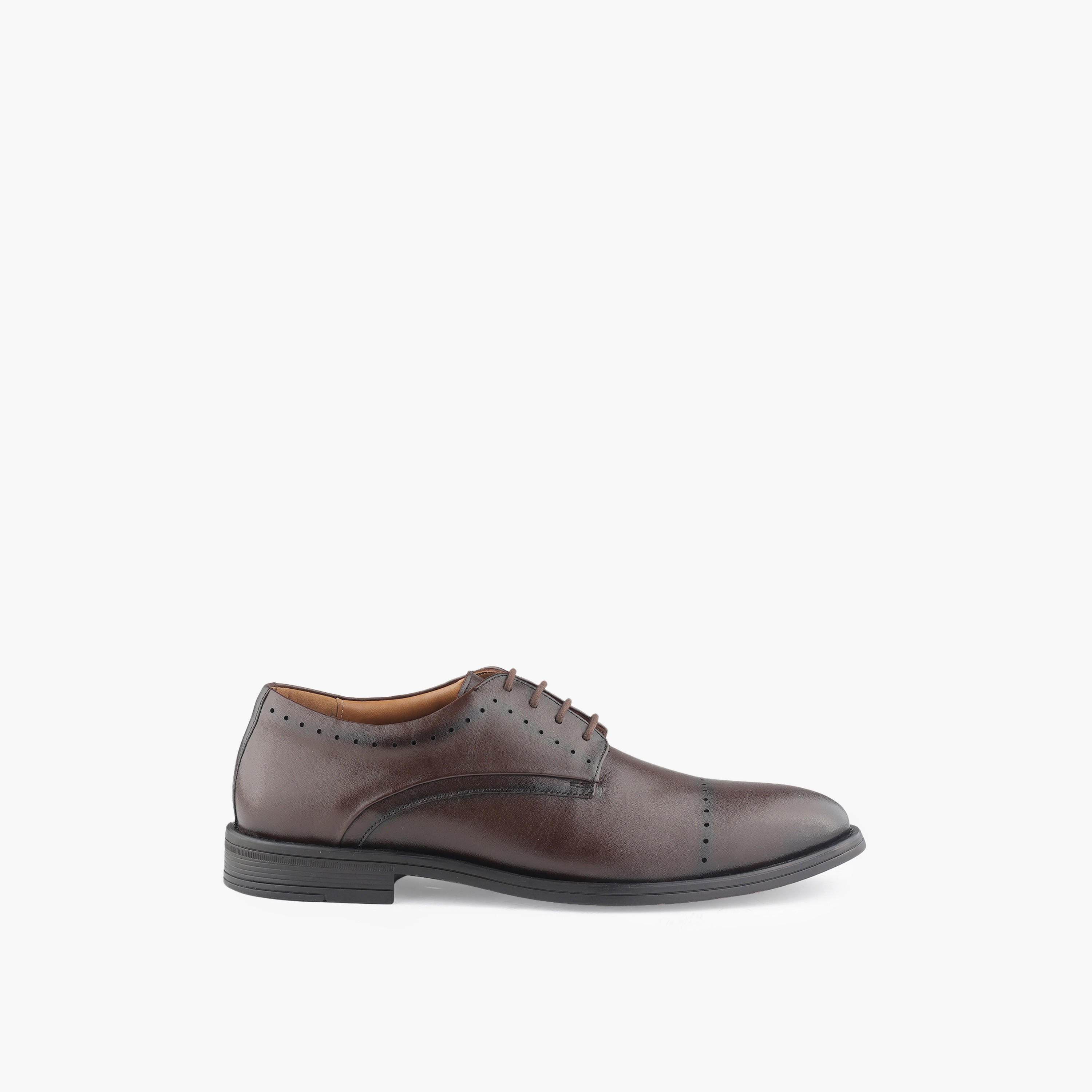 Duchini Men Genuine Leather Lace-Up Derby Shoes-men-shoes-formalshoes-image-3