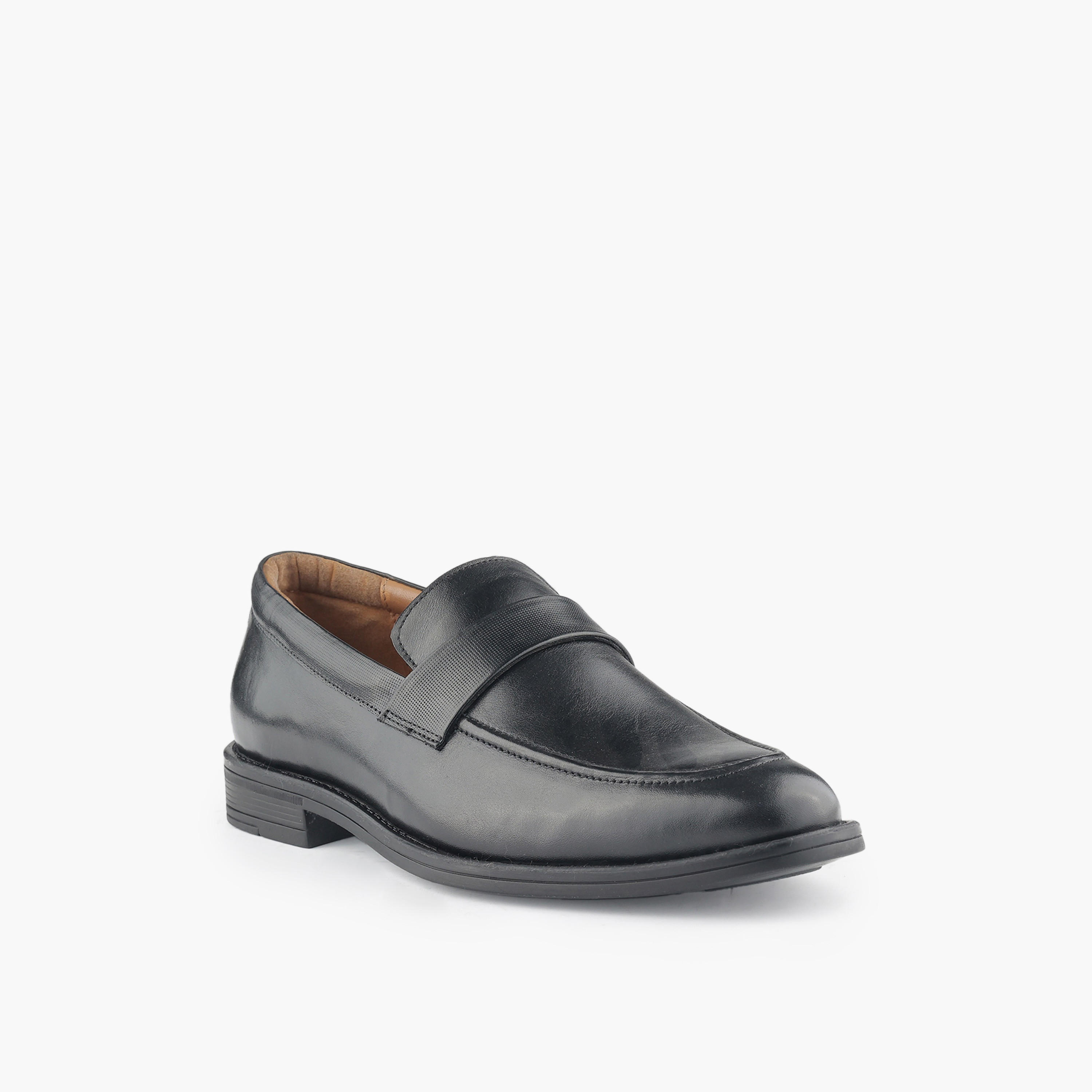 Duchini Men Genuine Leather Slip-On Loafers-men-shoes-loafersandmoccasins-image-2
