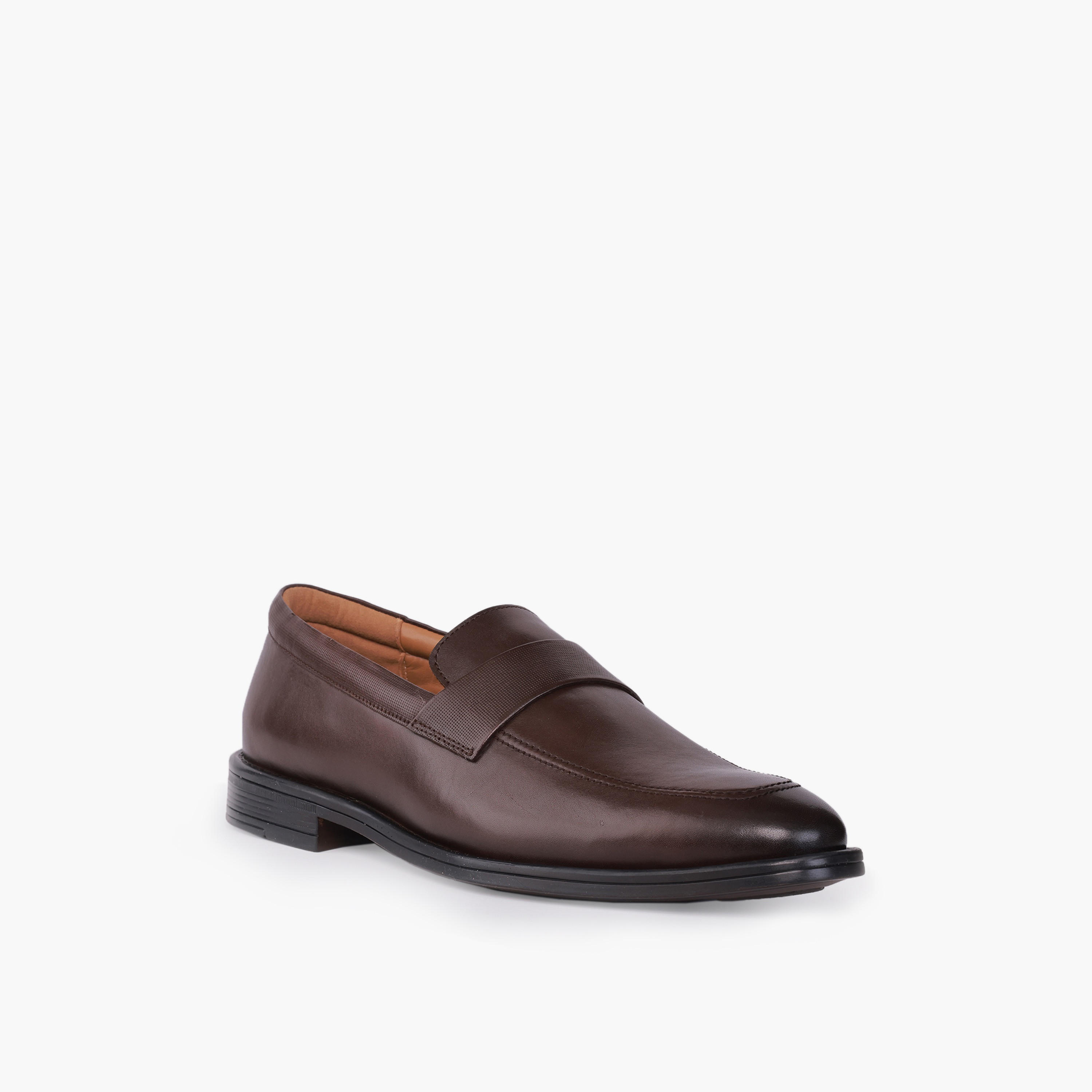 Duchini Men Genuine Leather Slip-On Loafers-men-shoes-loafersandmoccasins-image-2