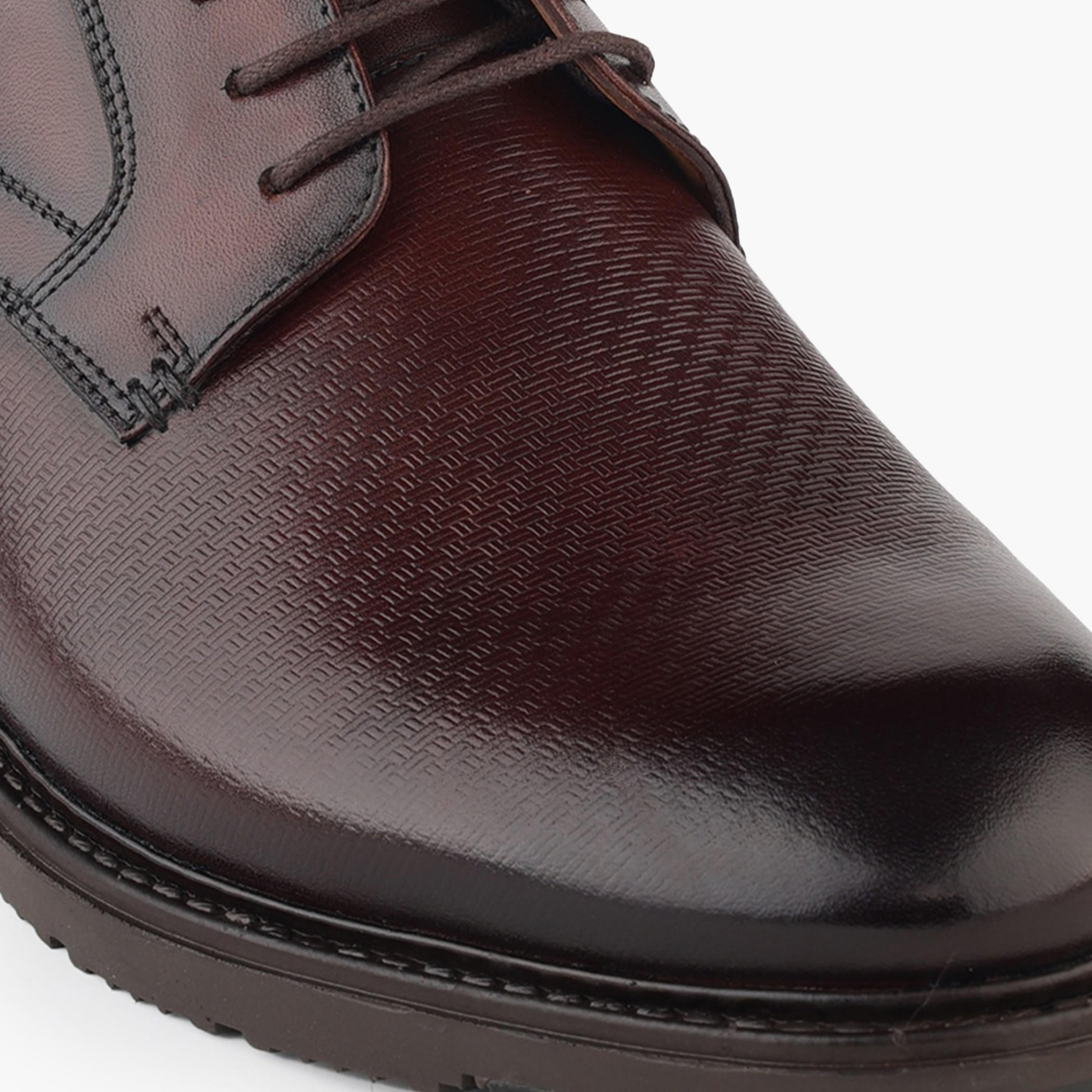 Duchini Men Genuine Leather Lace-Up Derby Shoes-men-shoes-formalshoes-image-4
