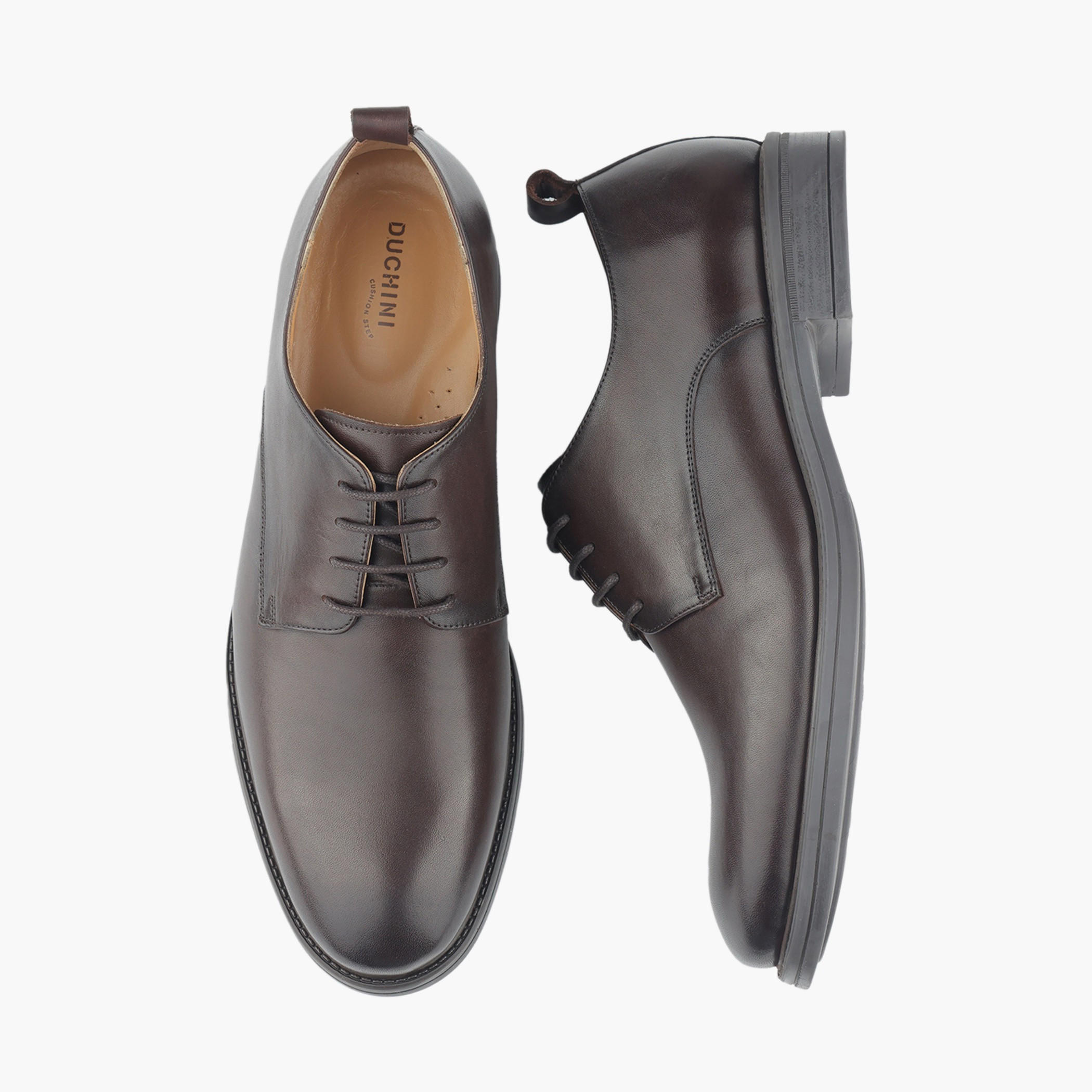 Duchini Men Genuine Leather Lace-Up Derby Shoes-men-shoes-formalshoes-image-1