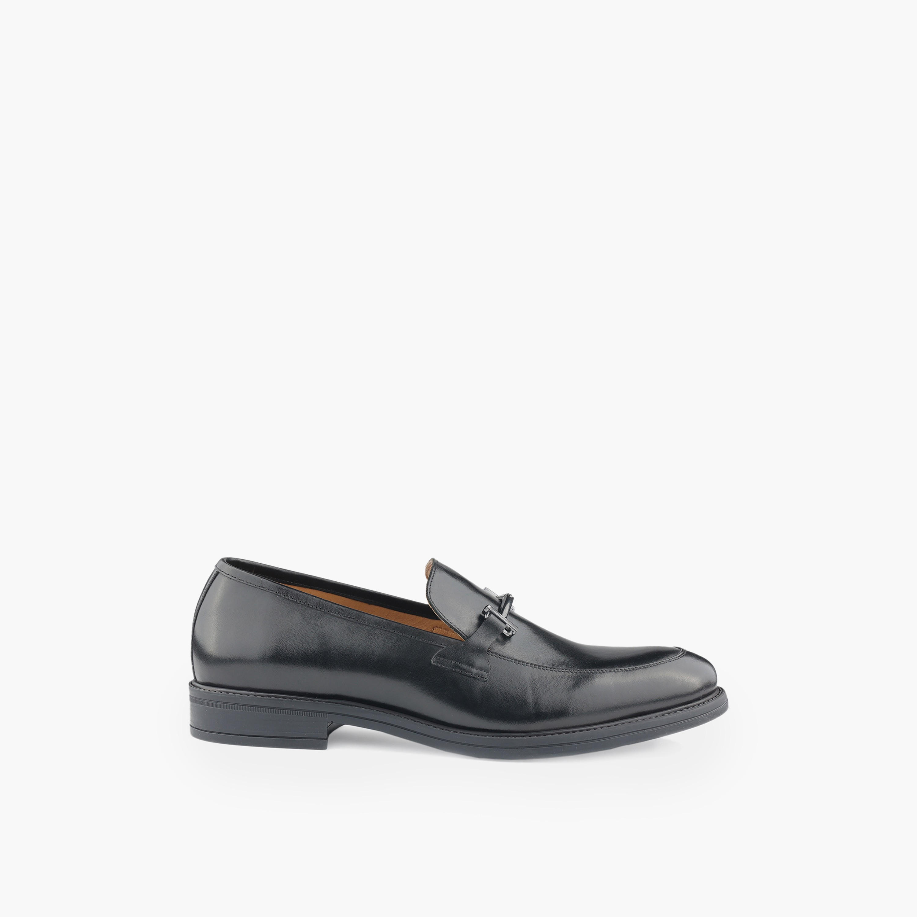 Duchini Men Genuine Leather Metal Accent Loafers-men-shoes-loafersandmoccasins-image-3