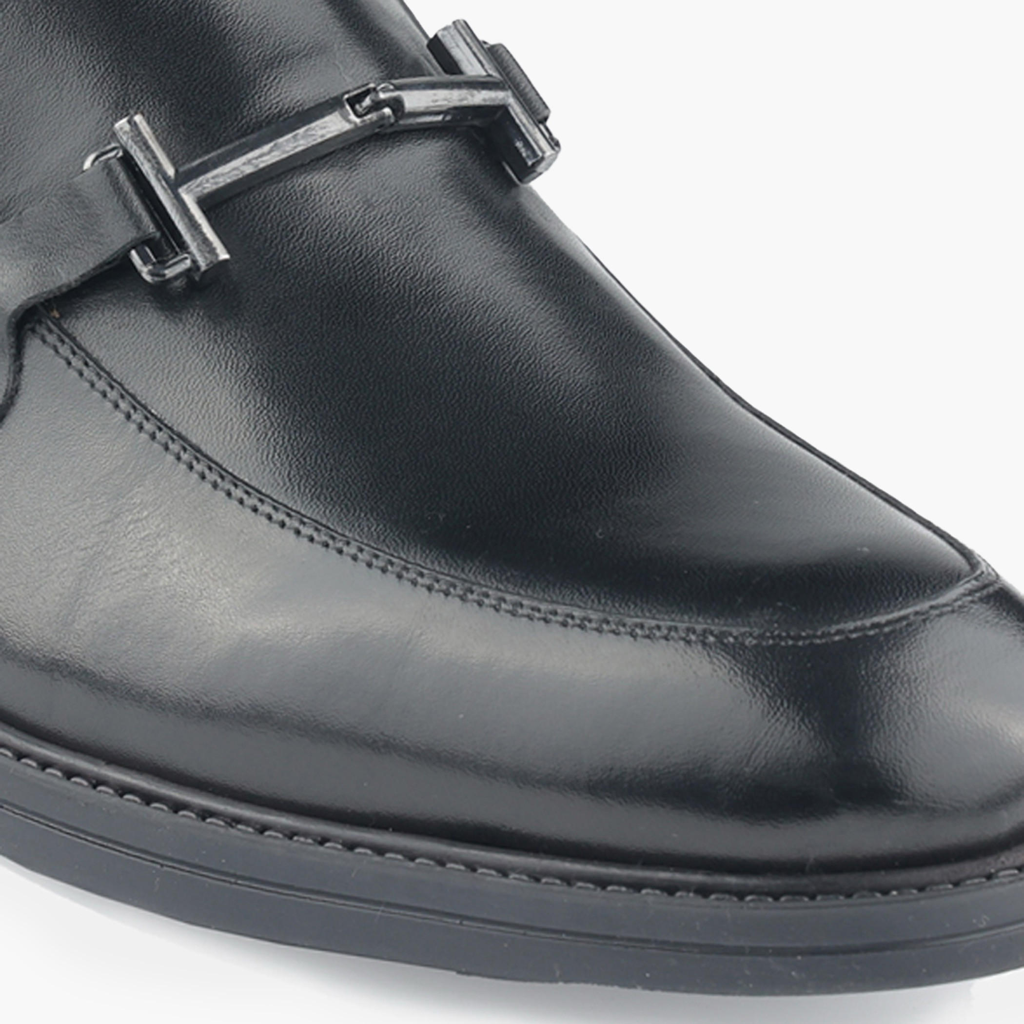 Duchini Men Genuine Leather Metal Accent Loafers-men-shoes-loafersandmoccasins-image-4