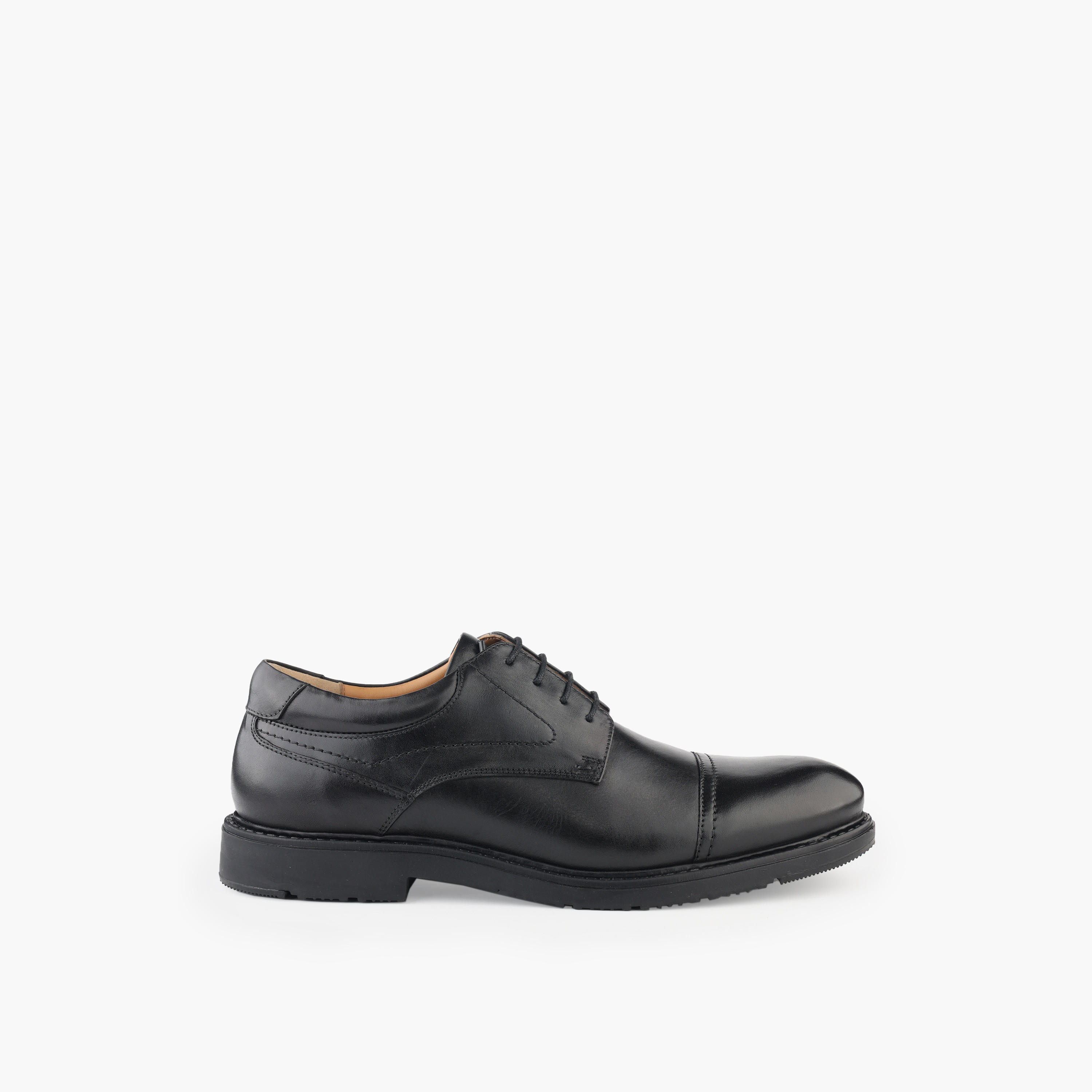 Duchini Men Genuine Leather Lace-Up Derby Shoes-men-shoes-formalshoes-image-3