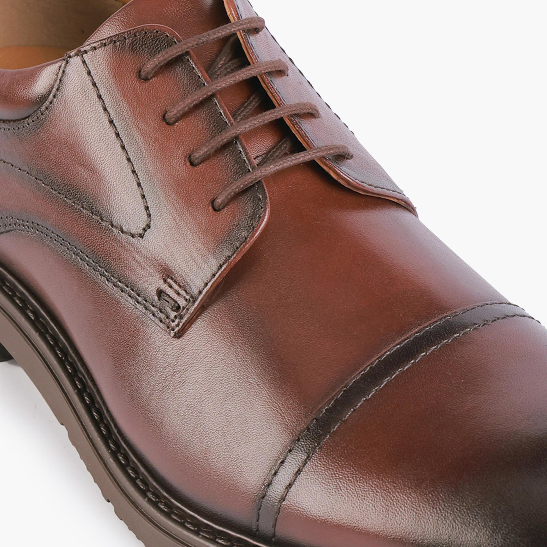 Duchini Men Genuine Leather Lace-Up Derby Shoes-men-shoes-formalshoes-image-4