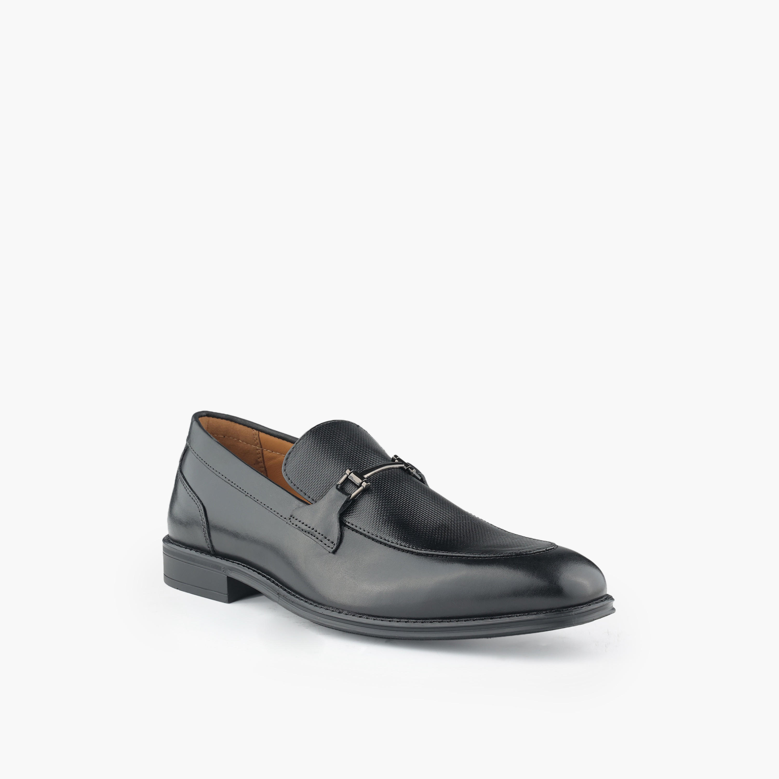 Duchini Men Genuine Leather Slip-On Loafers-men-shoes-loafersandmoccasins-image-2
