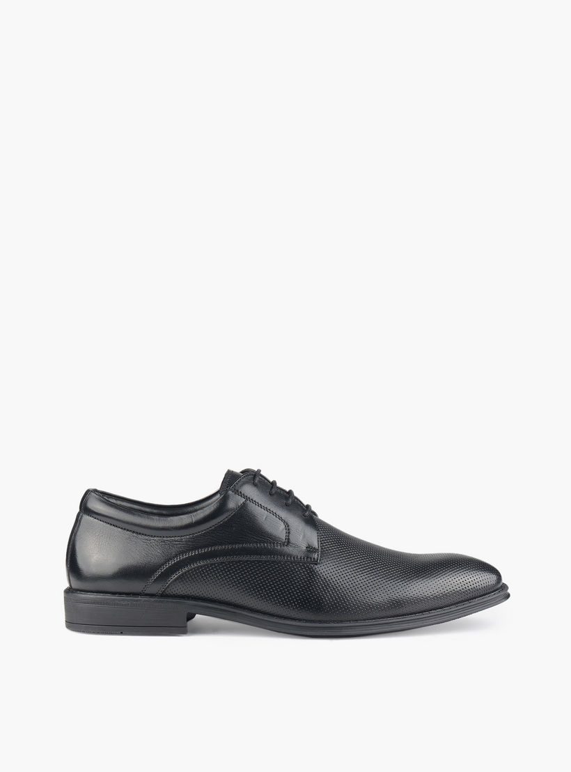 حذاء ديربي جلد برباط إغلاق للرجال من إل بي إل من شوإكسبريس-men-shoes-formalshoes-image-3