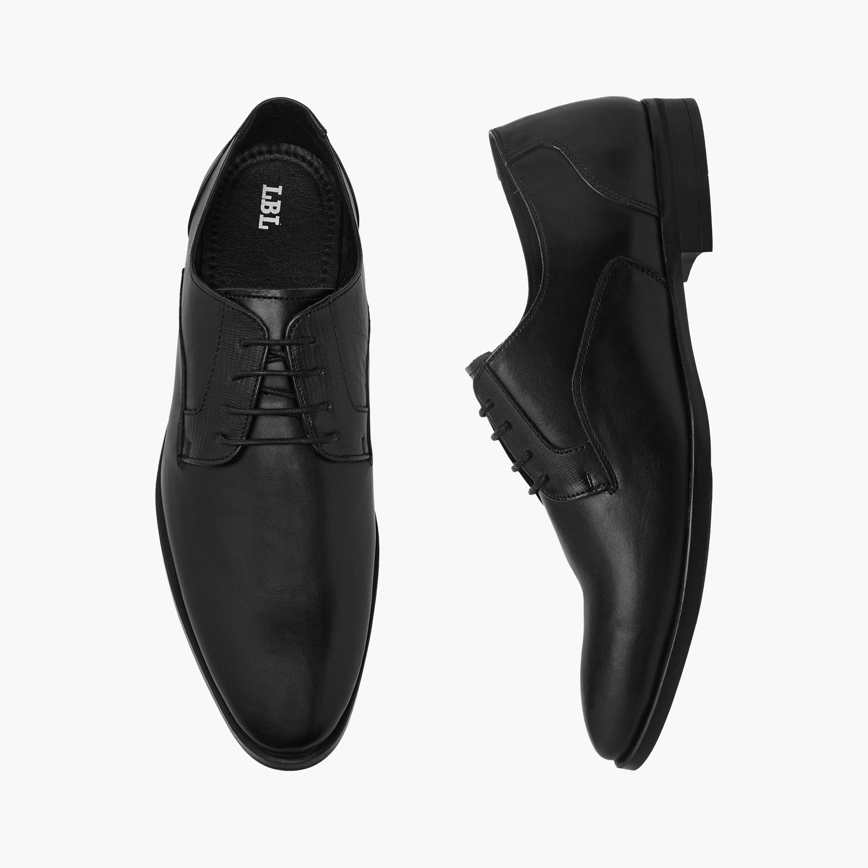 LBL by Shoexpress Men Lace-Up Leather Derby Shoes-men-shoes-formalshoes-image-1