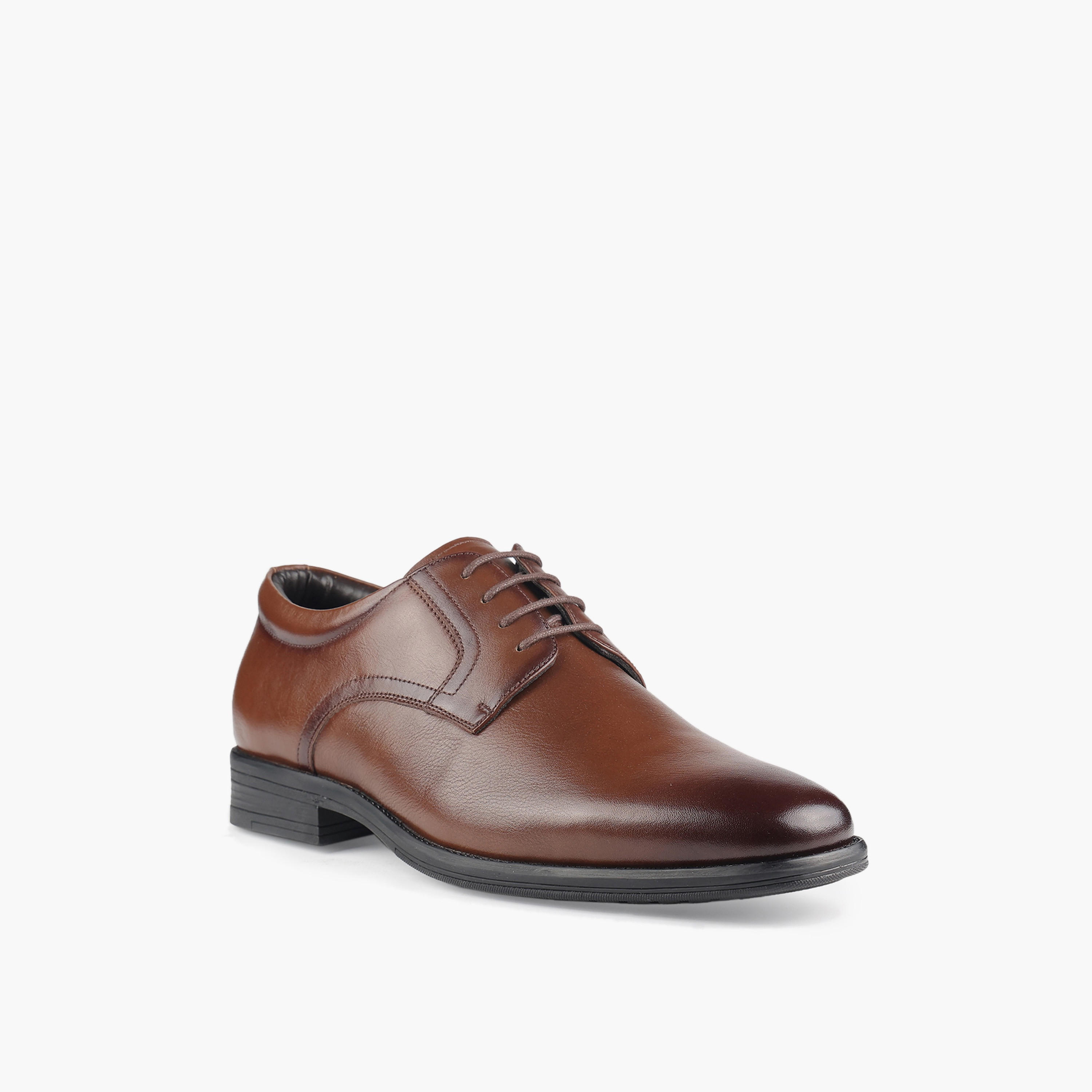 LBL by Shoexpress Men Lace-Up Leather Derby Shoes-men-shoes-formalshoes-image-2