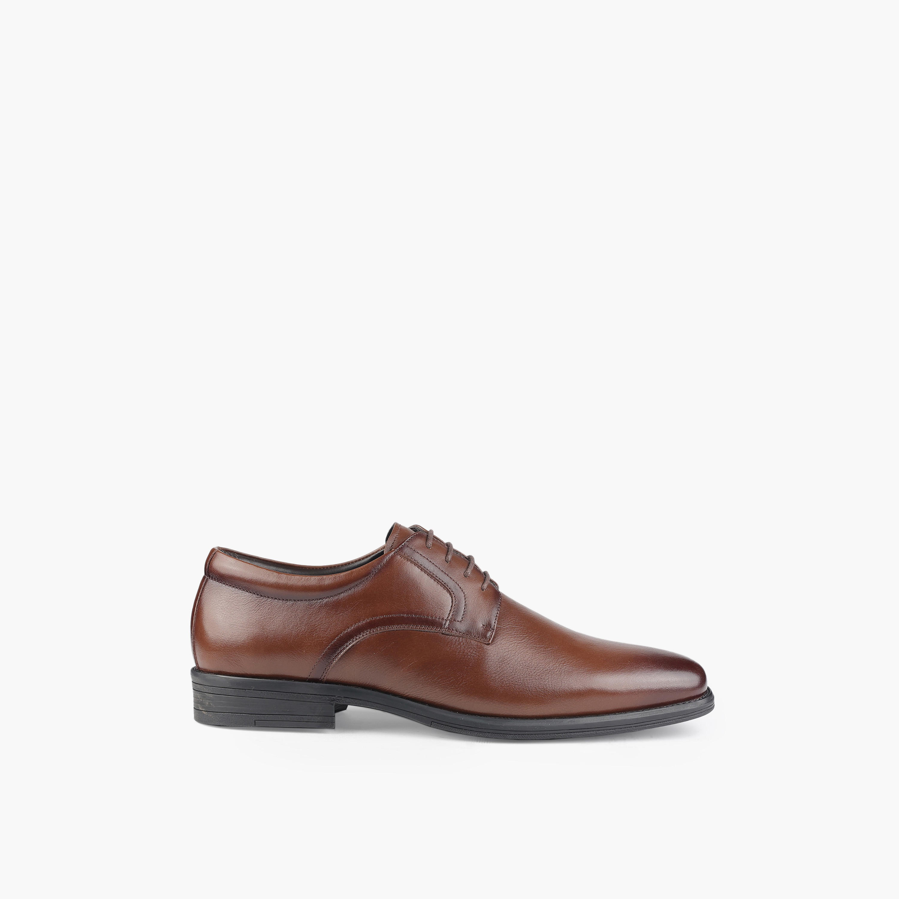 LBL by Shoexpress Men Lace-Up Leather Derby Shoes-men-shoes-formalshoes-image-3