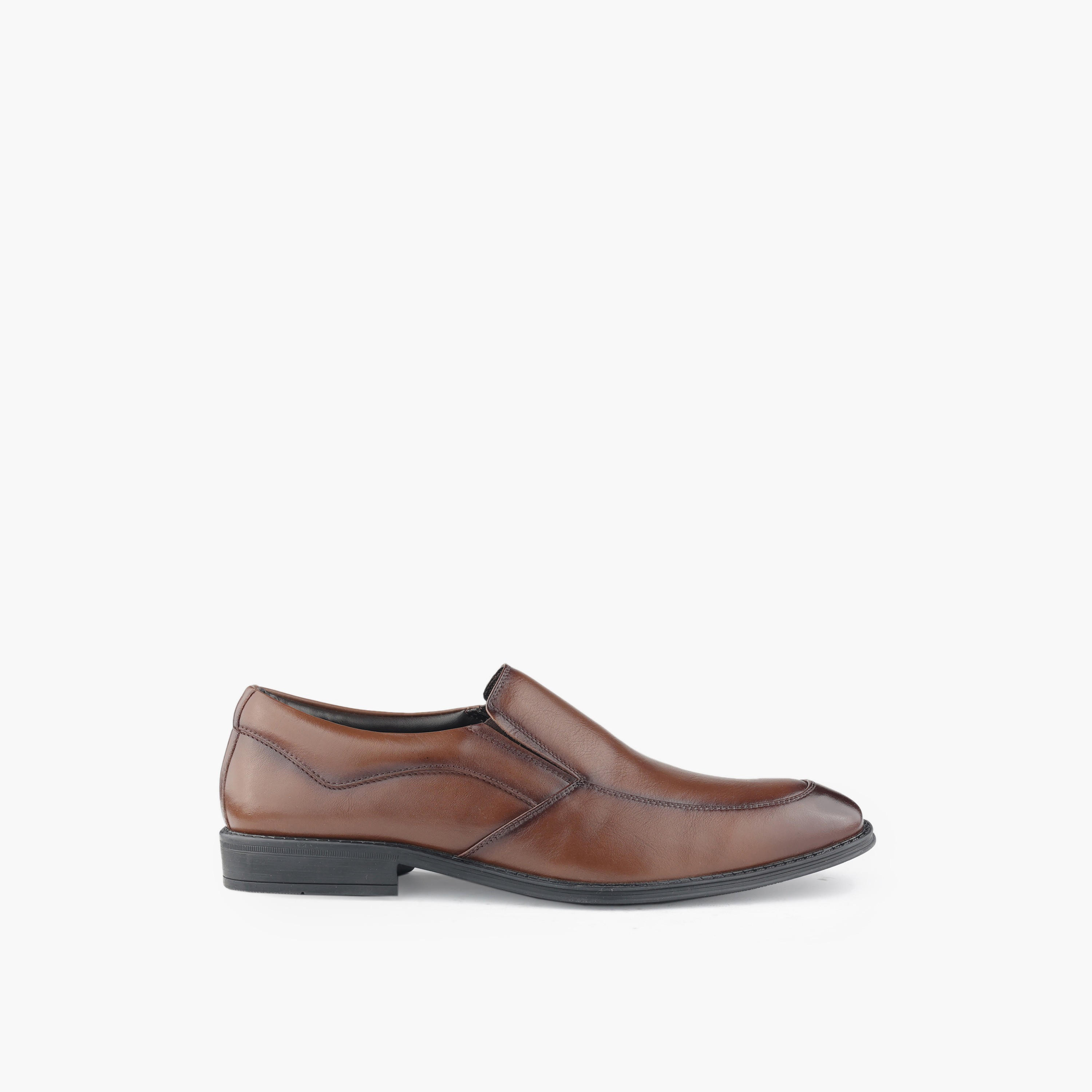 LBL by Shoexpress Men Slip-On Leather Loafers-men-shoes-formalshoes-image-3