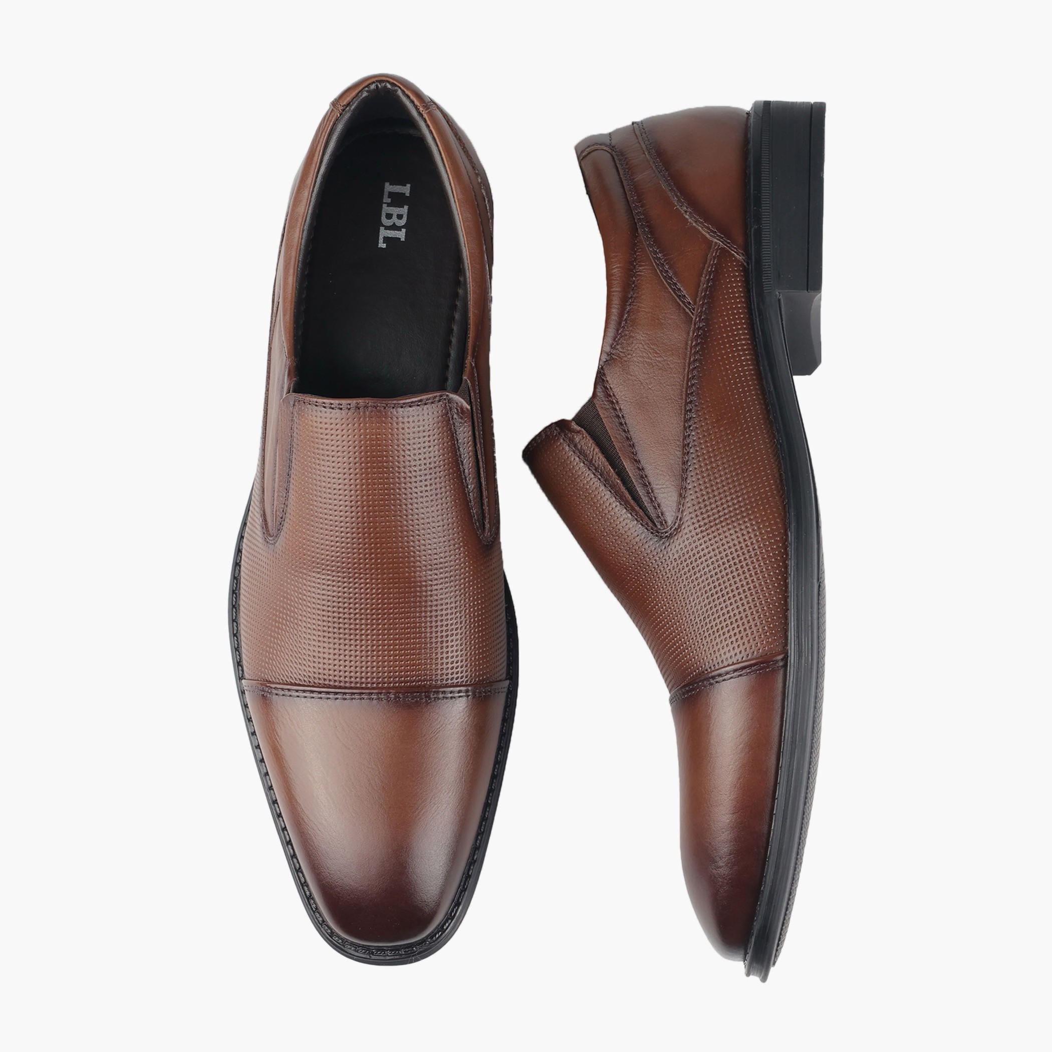 LBL by Shoexpress Men Slip-On Leather Loafers-men-shoes-loafersandmoccasins-image-1