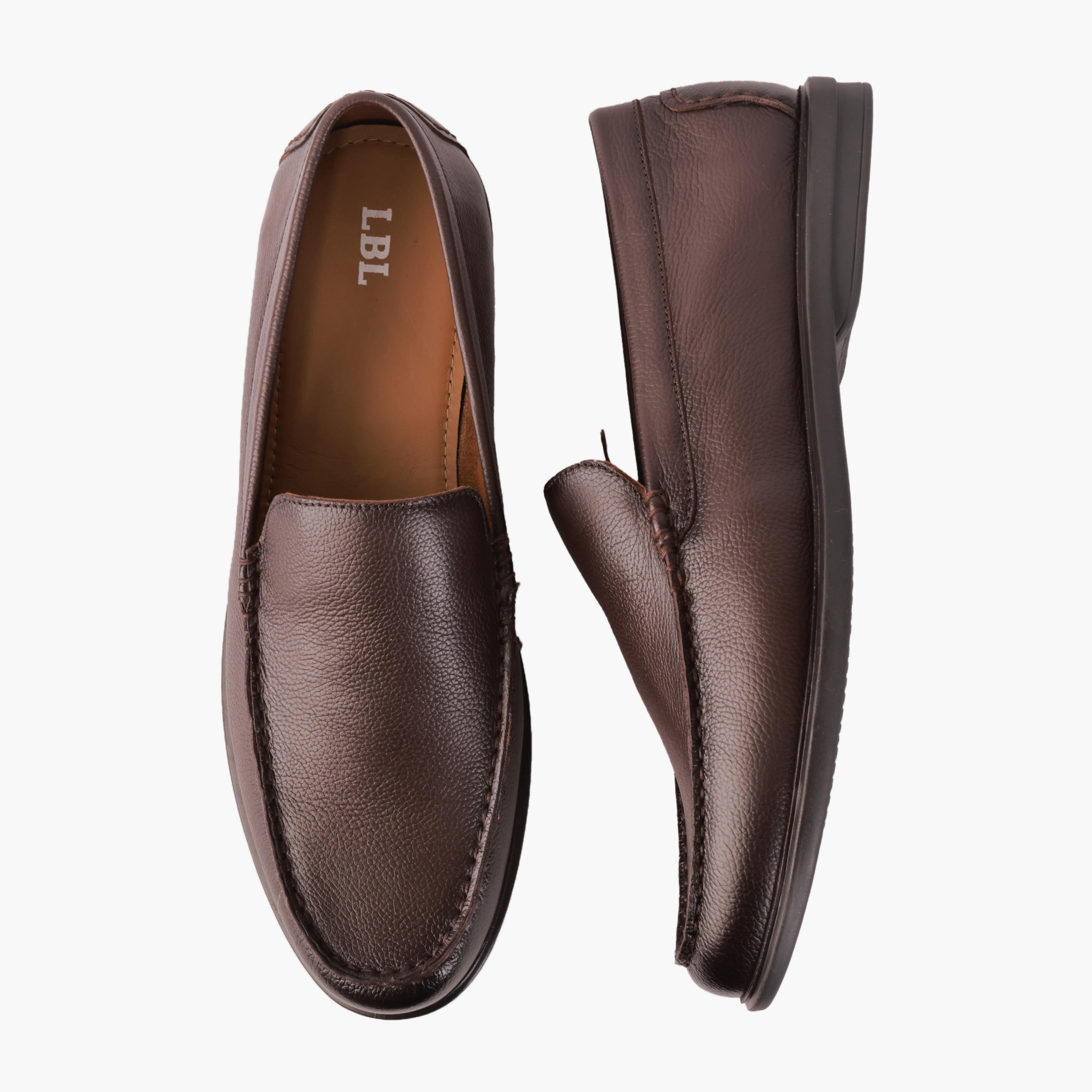 LBL by Shoexpress Men Slip-On Leather Loafers-men-shoes-loafersandmoccasins-image-1