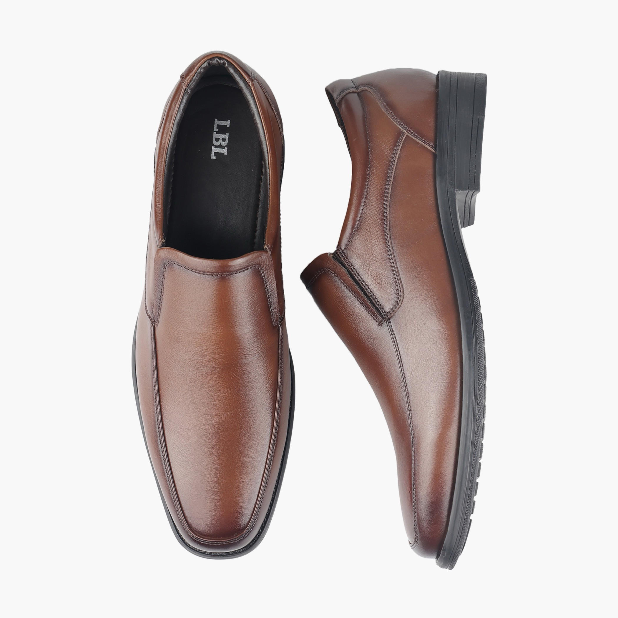 LBL by Shoexpress Men Slip-On Leather Loafers-men-shoes-loafersandmoccasins-image-1