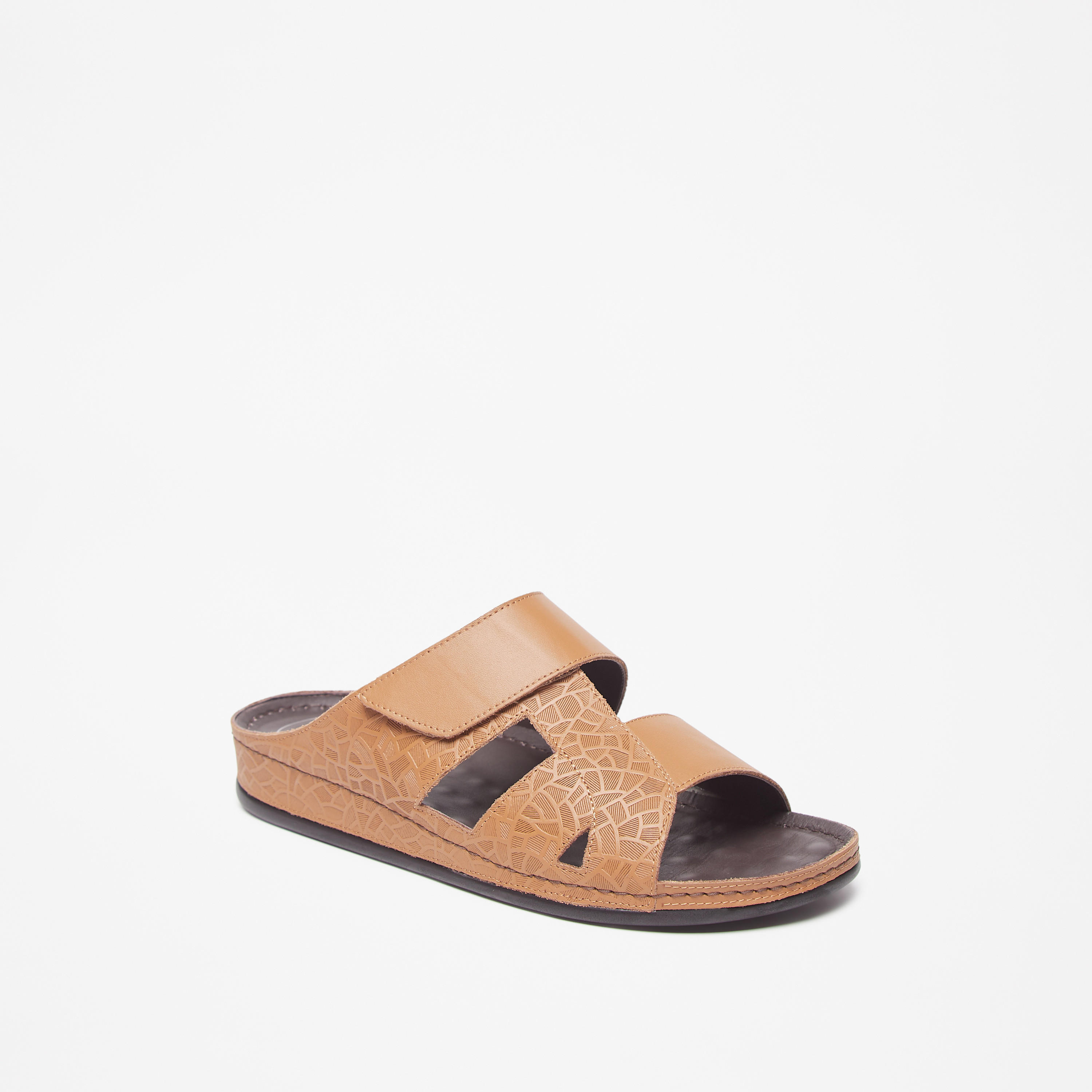Al Waha Leather Slip-On Arabic Sandals-men-shoes-sandals-image-2