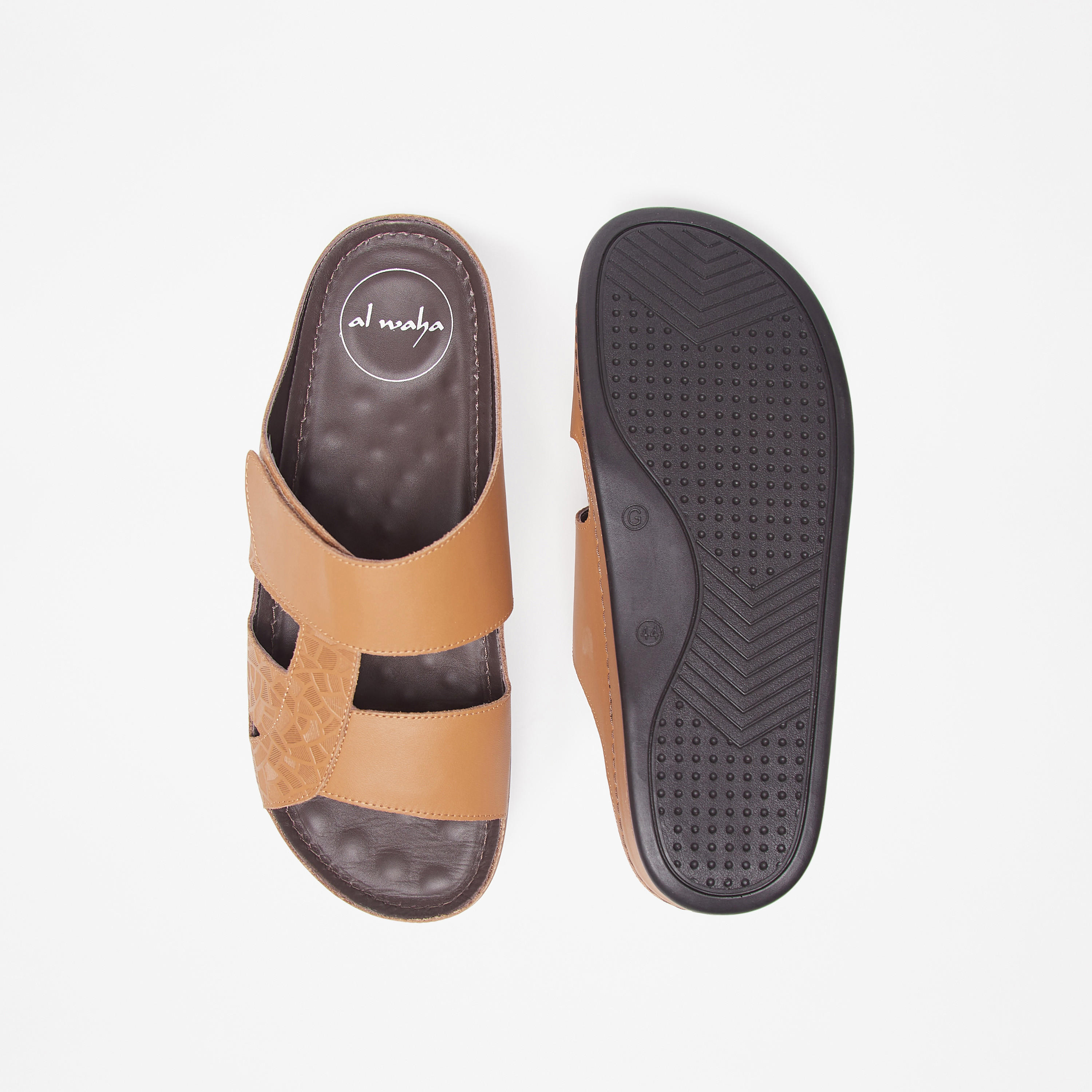 Al Waha Leather Slip-On Arabic Sandals-men-shoes-sandals-image-5