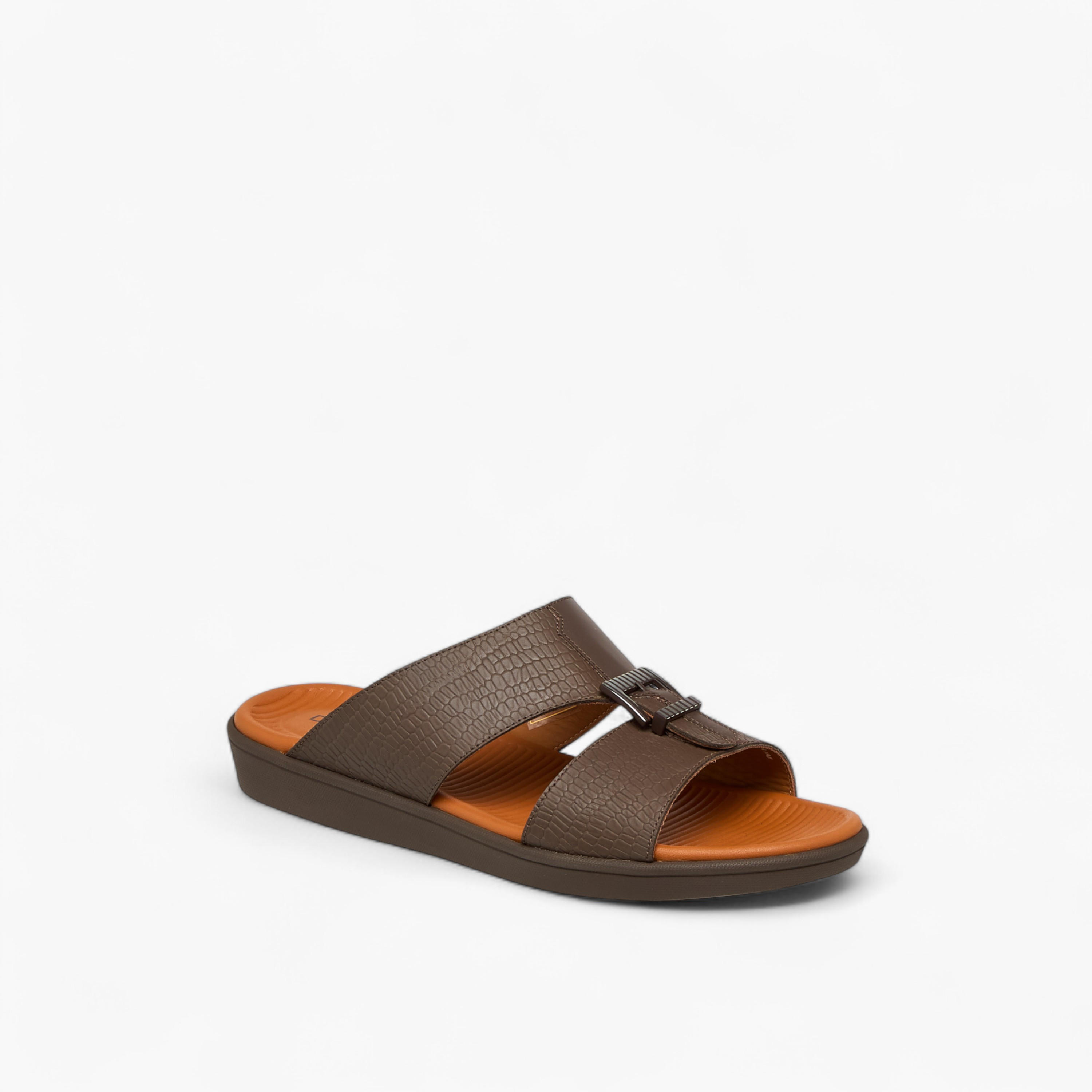 Duchini Men's Textured Slip-On Arabic Sandals-men-shoes-sandals-image-2