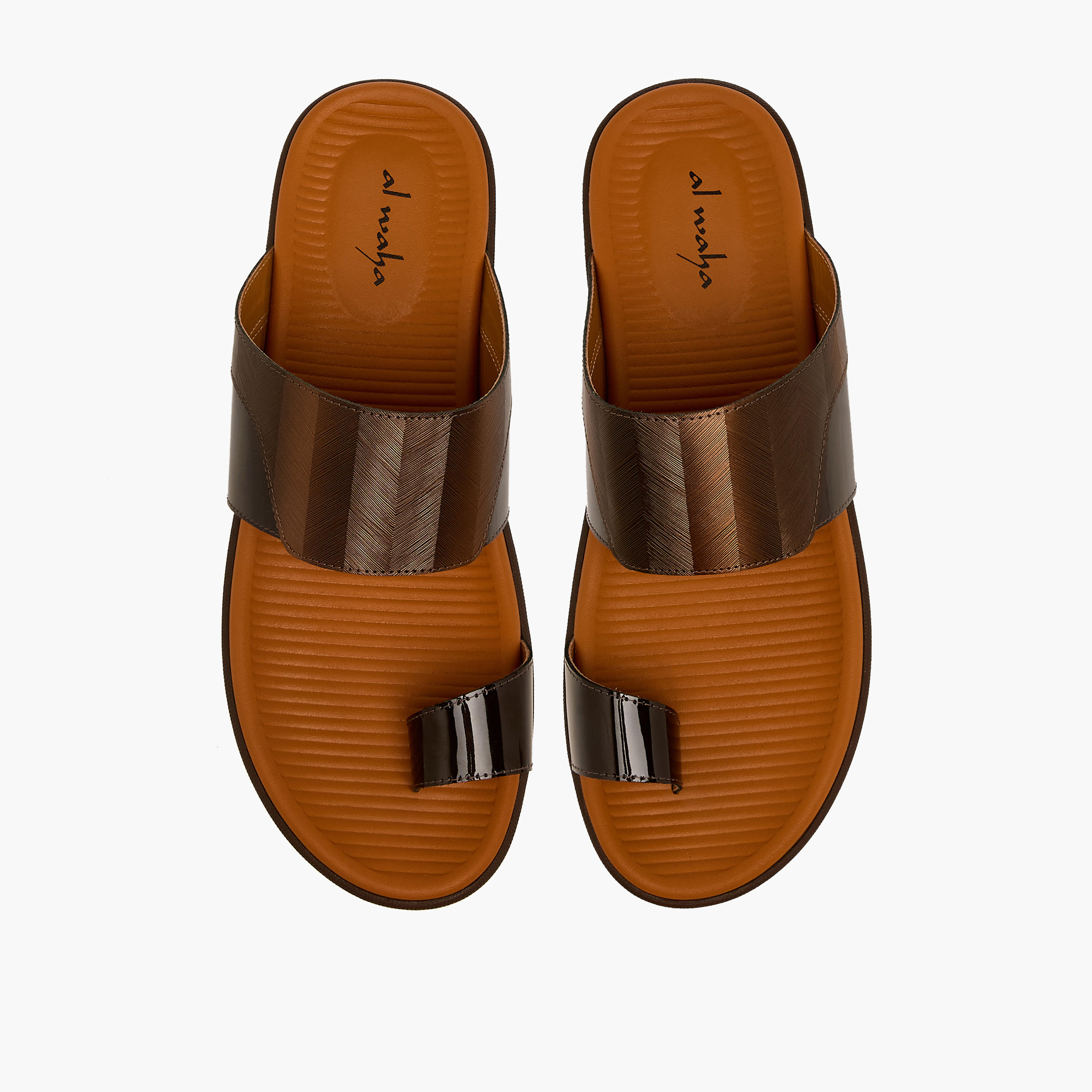 صندل عربي جلد للرجال من الواحة-men-shoes-sandals-image-1