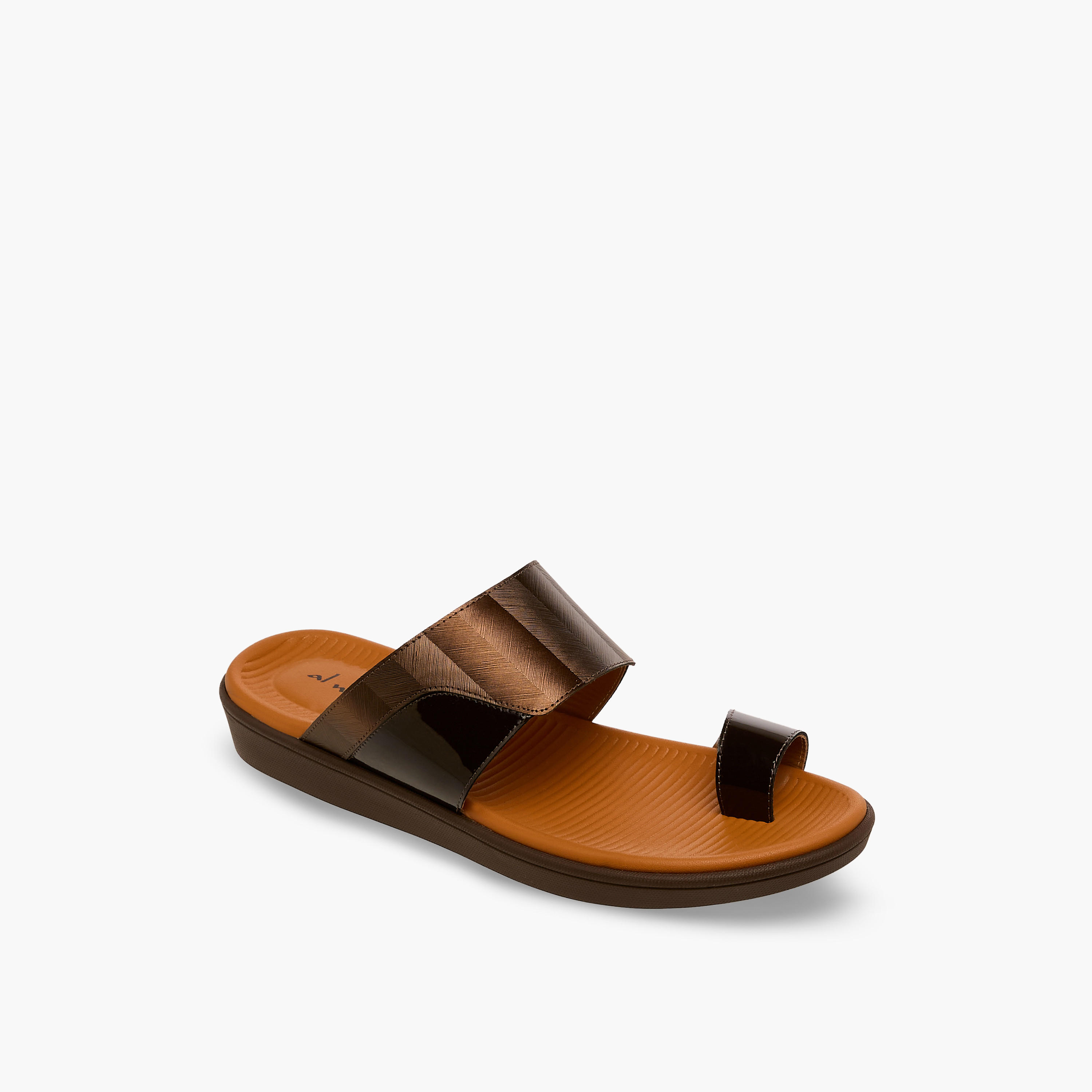 صندل عربي جلد للرجال من الواحة-men-shoes-sandals-image-2
