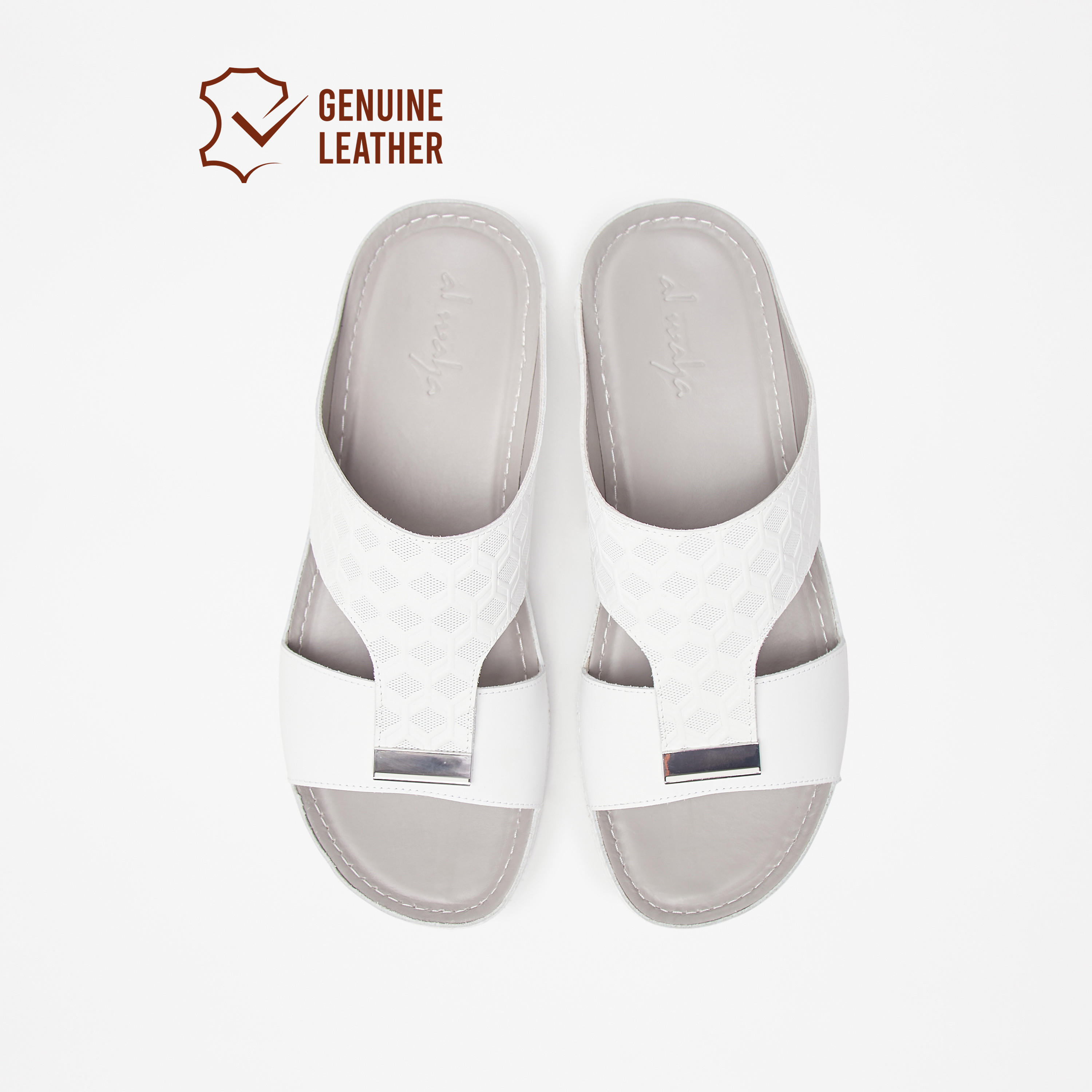 صندل عربي جلد سهل الارتداء من الواحة-men-shoes-sandals-image-1