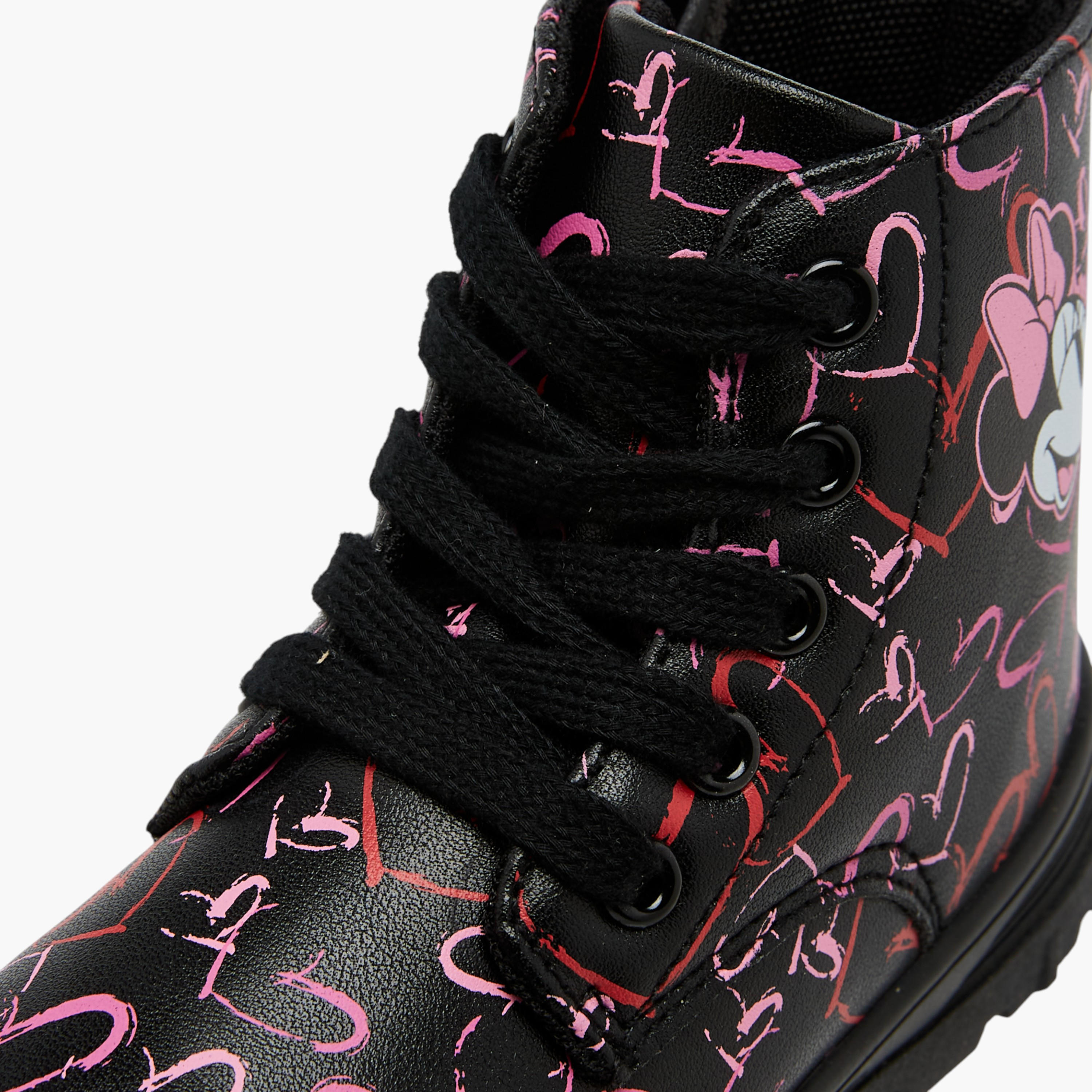 بوت برباط إغلاق وطبعات من ديزني-girls-shoes-boots-image-4