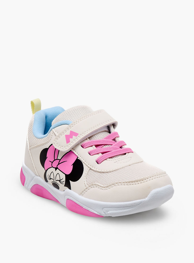 حذاء سنيكرز مضيء بطبعات ميني ماوس للبنات من ديزني-girls-shoes-sneakers-image-2