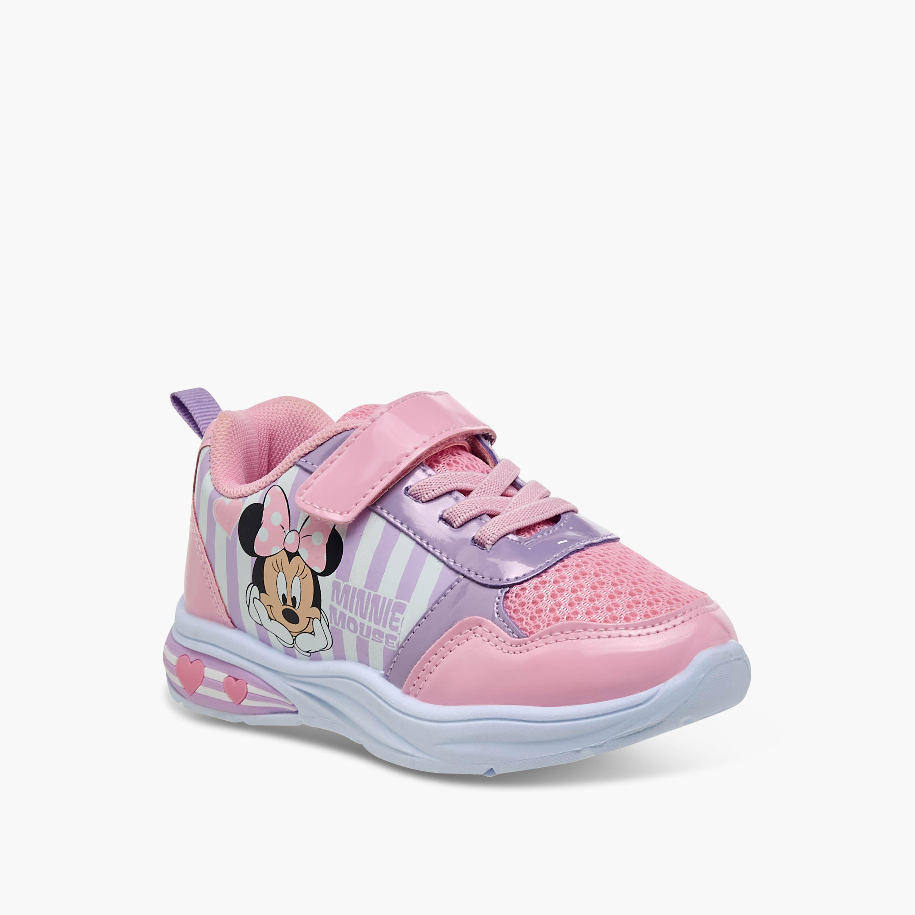 Disney Girls Minnie Mouse Light-Up Sneakers-girls-shoes-sneakers-image-2