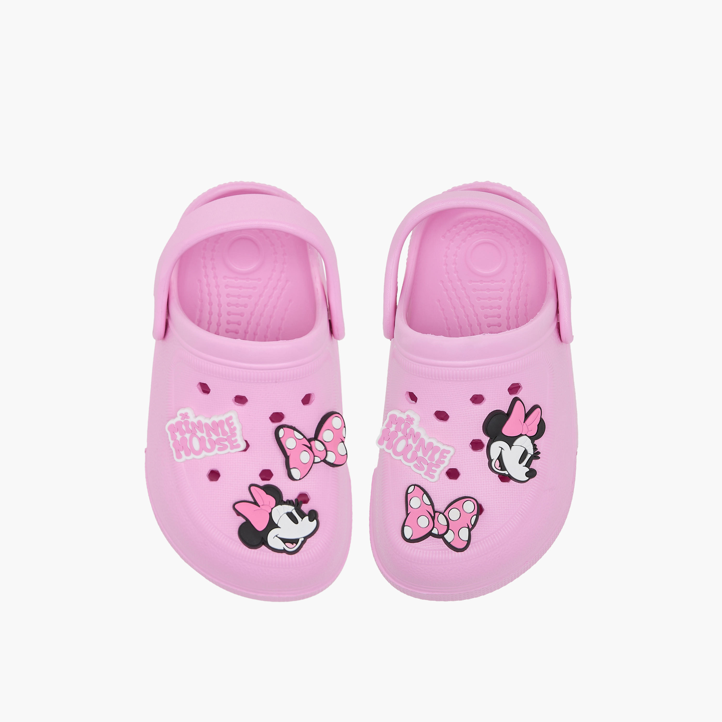 Disney Girls Minnie Mouse Applique Clogs-girls-shoes-sandals-image-1