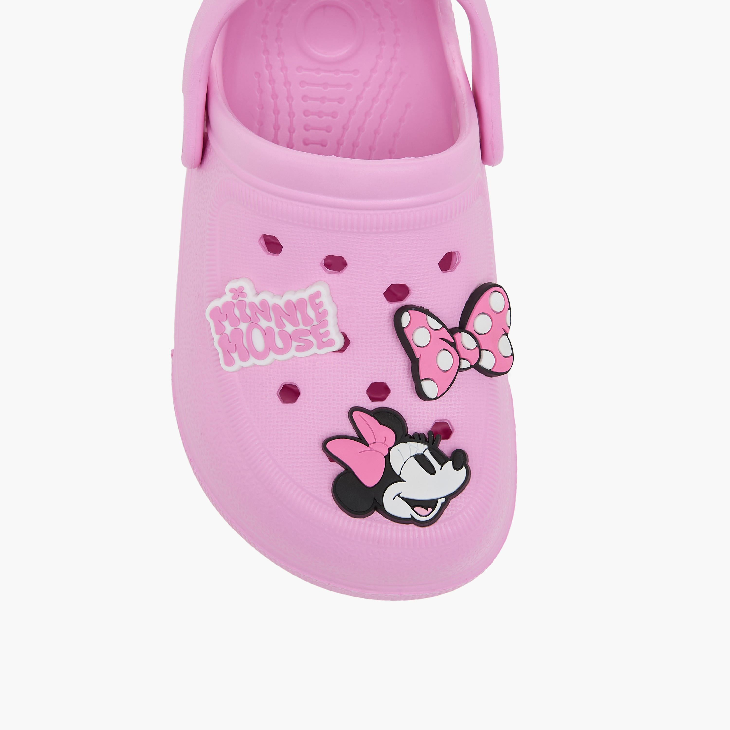 Disney Girls Minnie Mouse Applique Clogs-girls-shoes-sandals-image-4