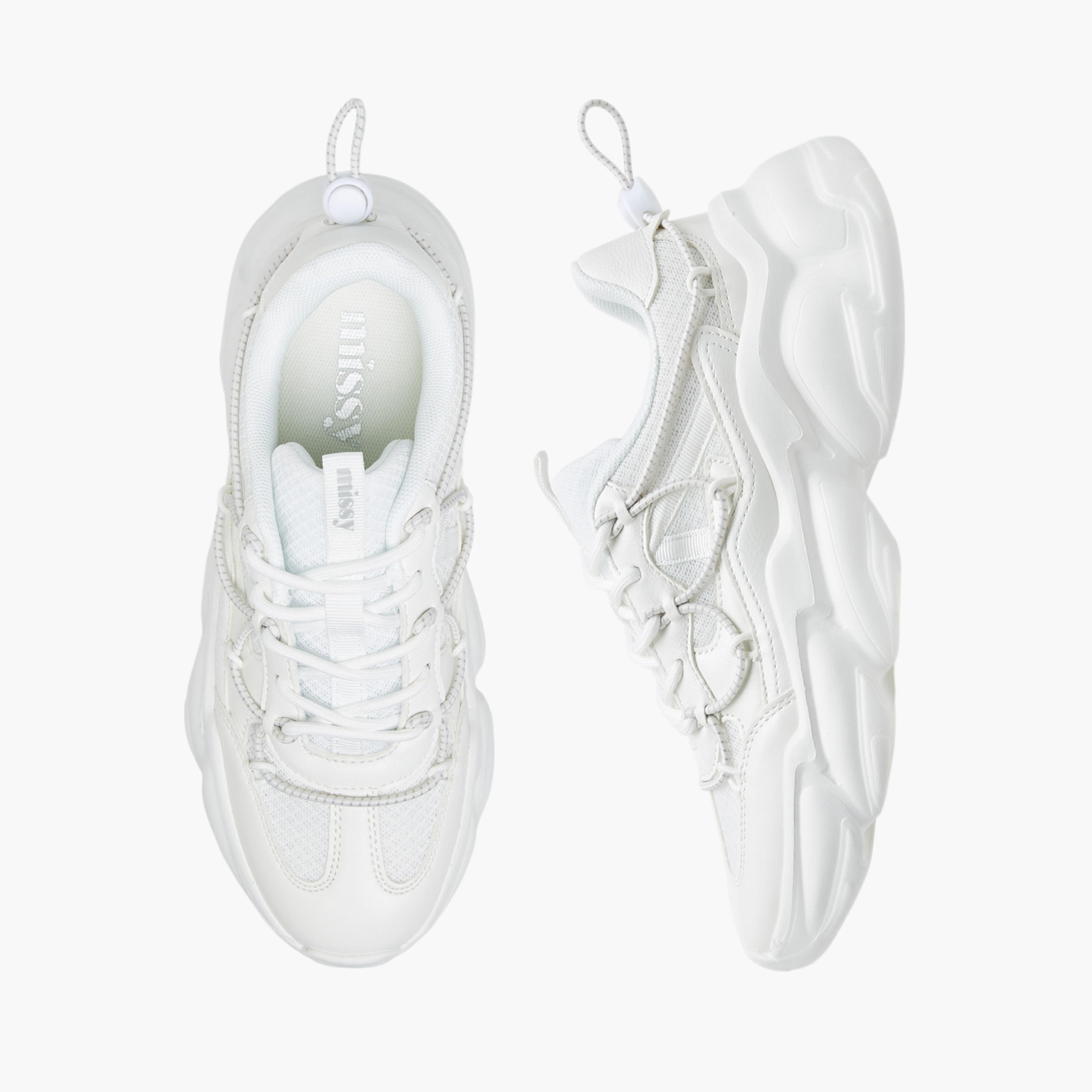 Missy Panelled Chunky Sneakers with Lace-Up Closure-women-shoes-sneakers-image-1