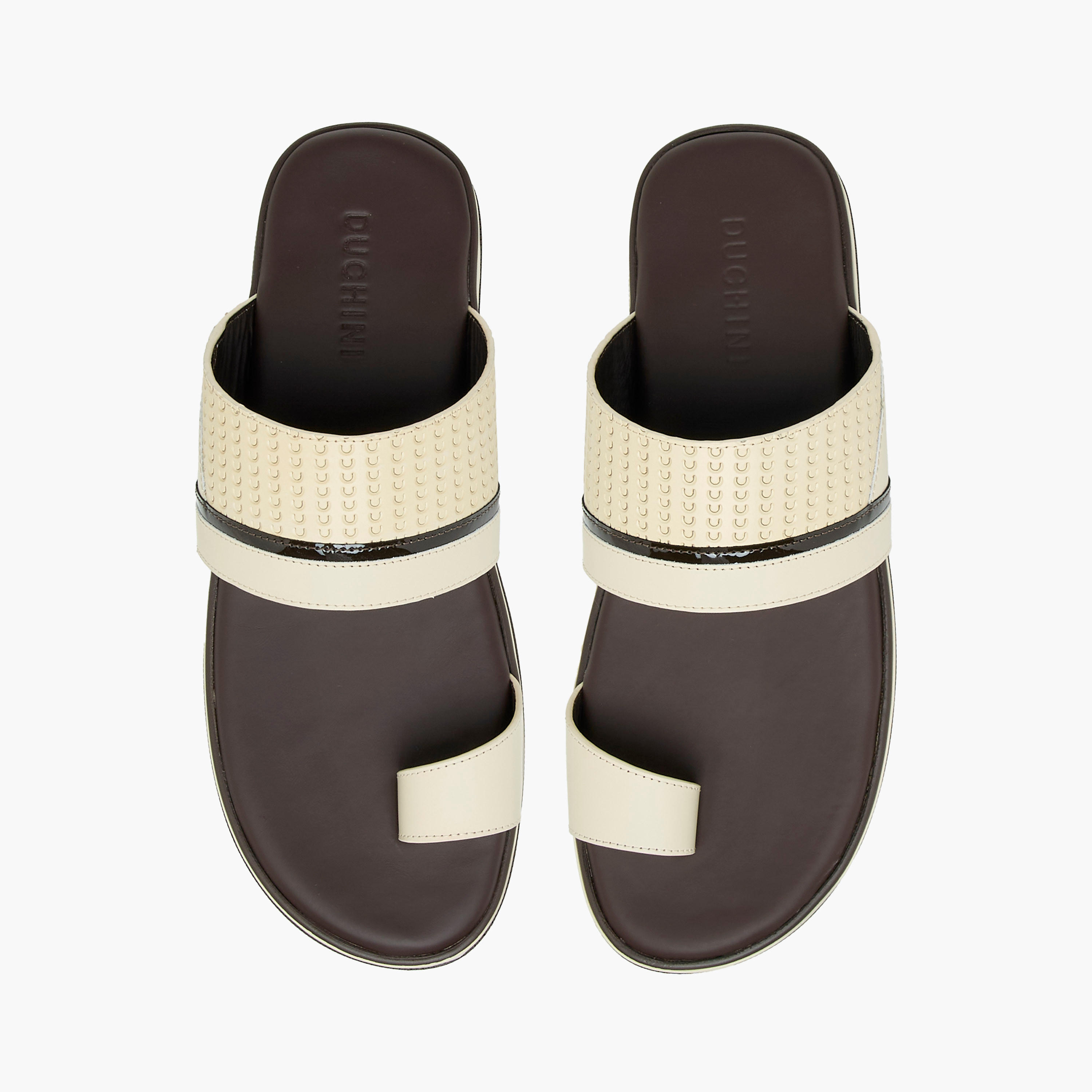 صندل عربي سهل الارتداء بارز الملمس للرجال من دوتشيني-men-shoes-sandals-image-1