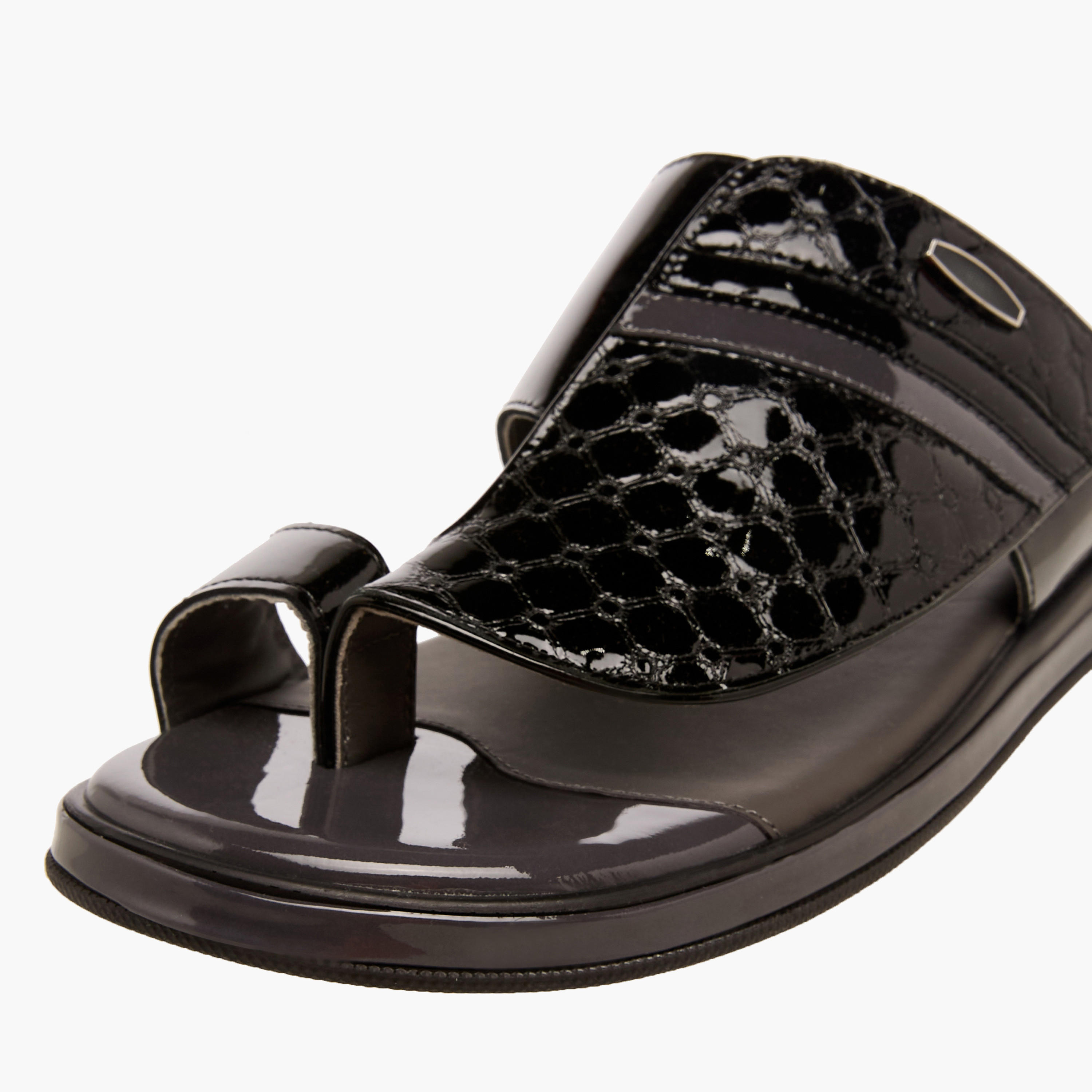 صندل عربي جلد للرجال من الواحة-men-shoes-sandals-image-4