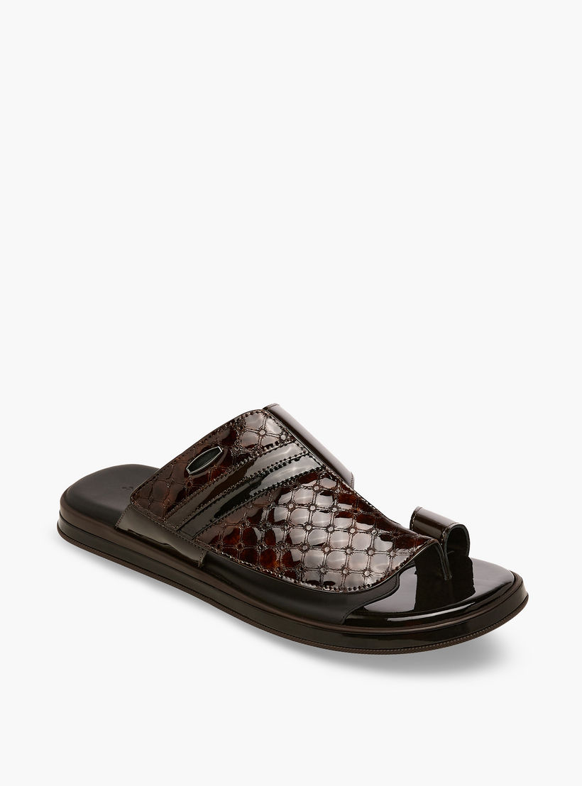 Al Waha Men Leather Arabic Sandals-men-shoes-sandals-image-2