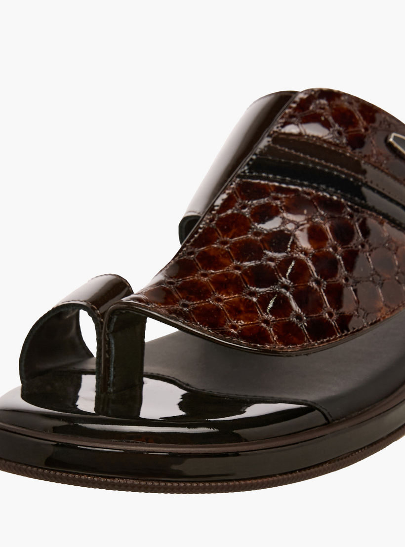 Al Waha Men Leather Arabic Sandals-men-shoes-sandals-image-4