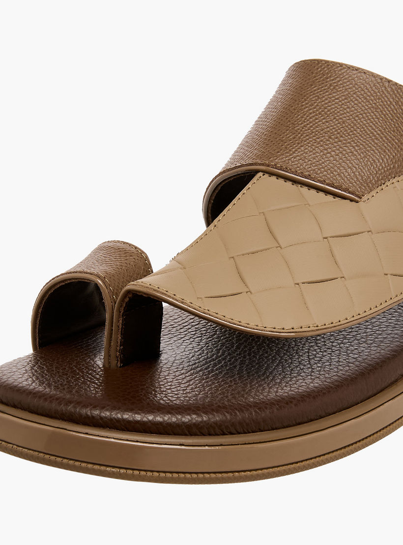 صندل عربي جلد للرجال من الواحة-men-shoes-sandals-image-4