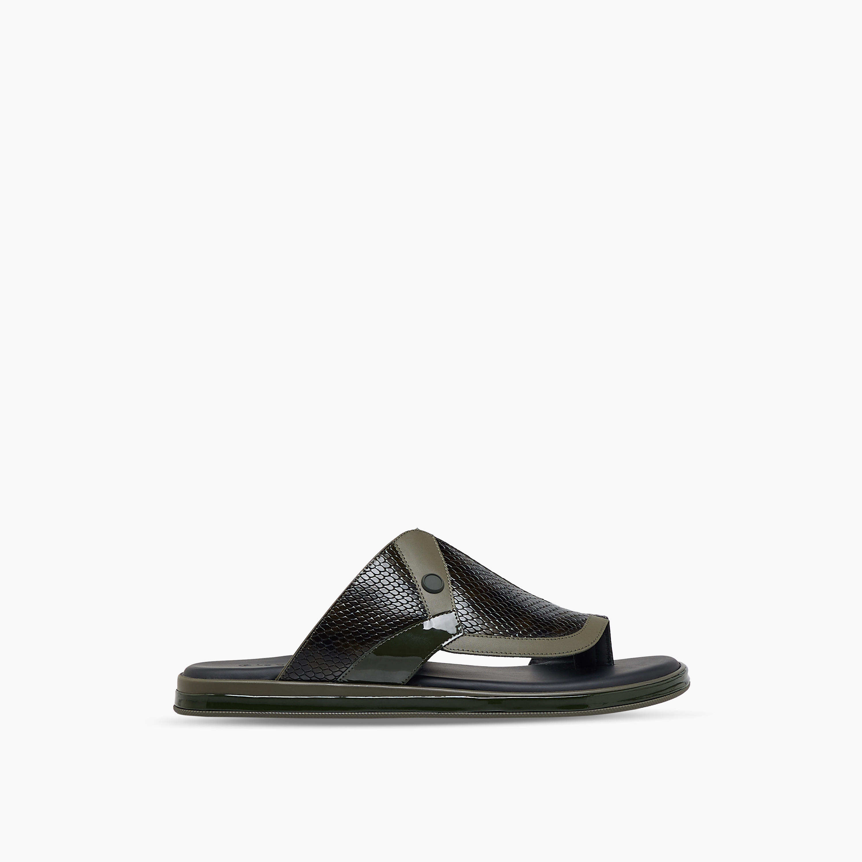 Le Confort Men Slip-On Leather Arabic Sandals-men-shoes-sandals-image-3
