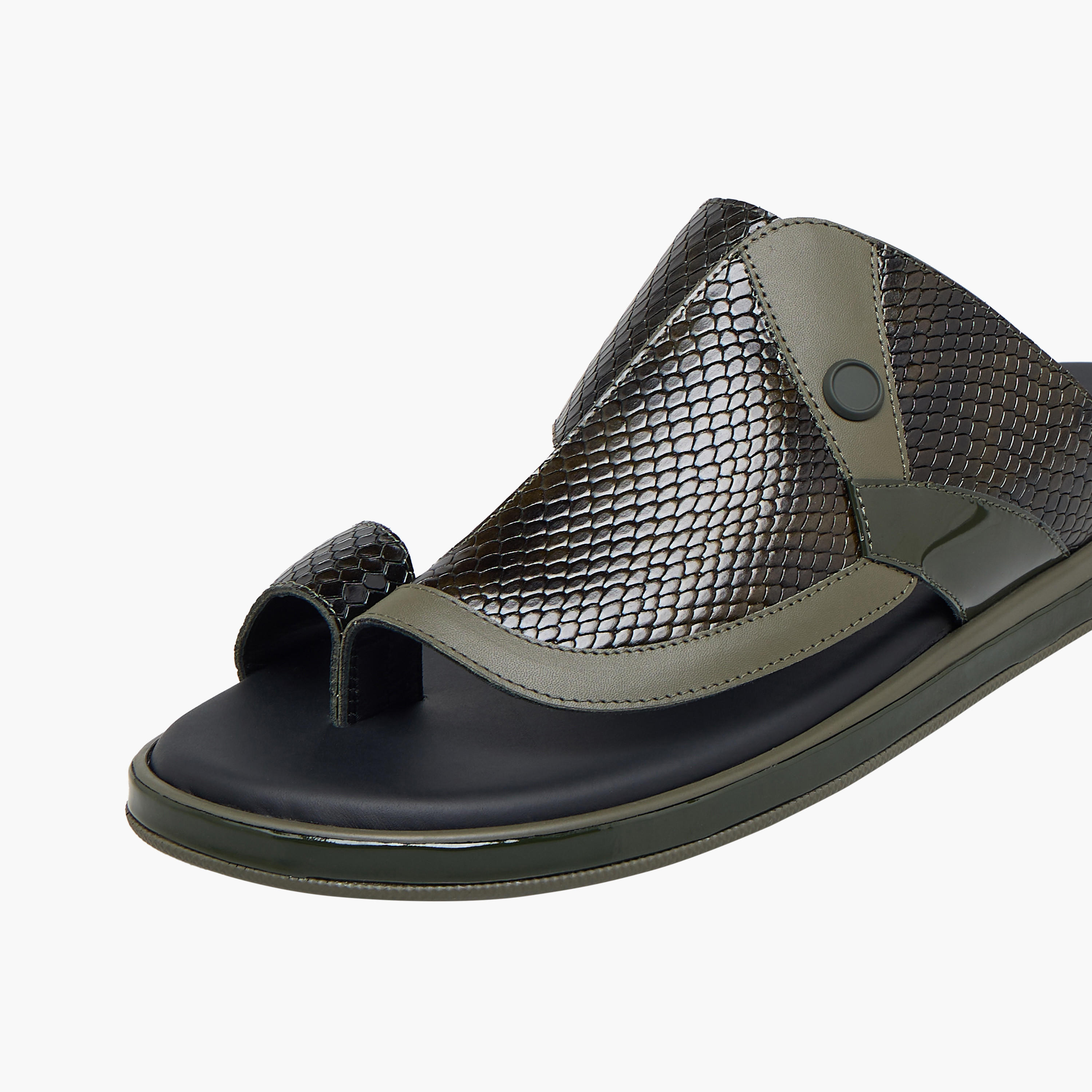 Le Confort Men Slip-On Leather Arabic Sandals-men-shoes-sandals-image-7