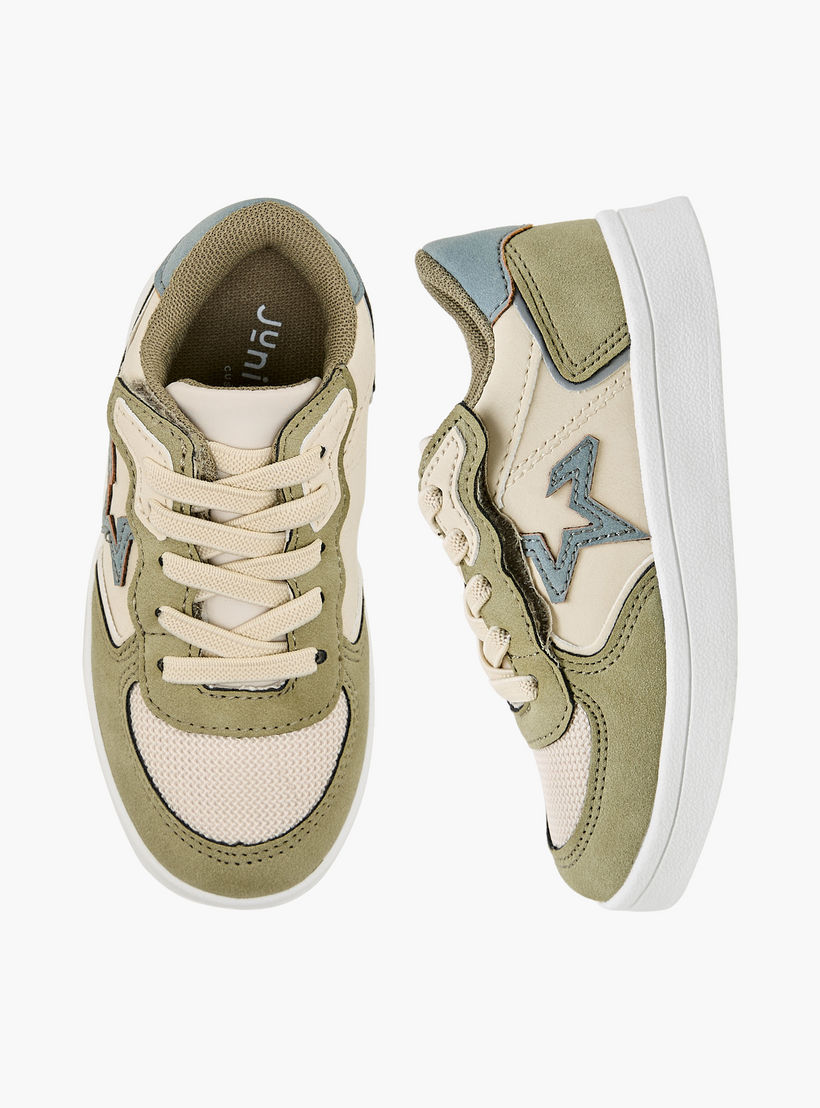 Juniors Boys Lace-Up Sneakers-boys-shoes-sneakers-image-1